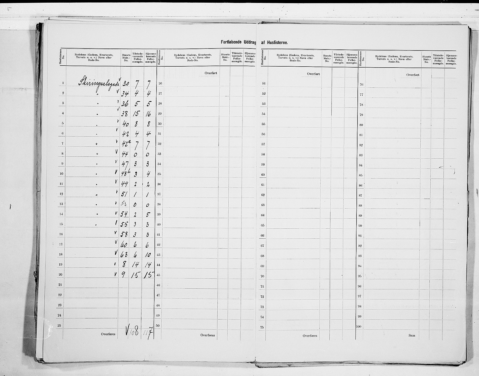 RA, 1900 census for Larvik, 1900, p. 29