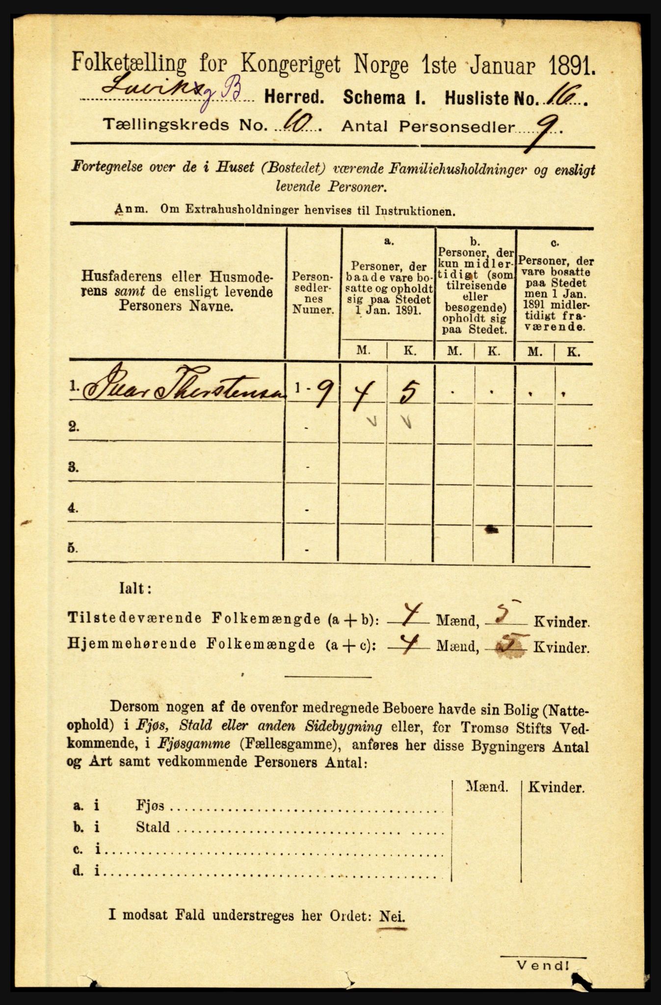 RA, 1891 census for 1415 Lavik og Brekke, 1891, p. 1972