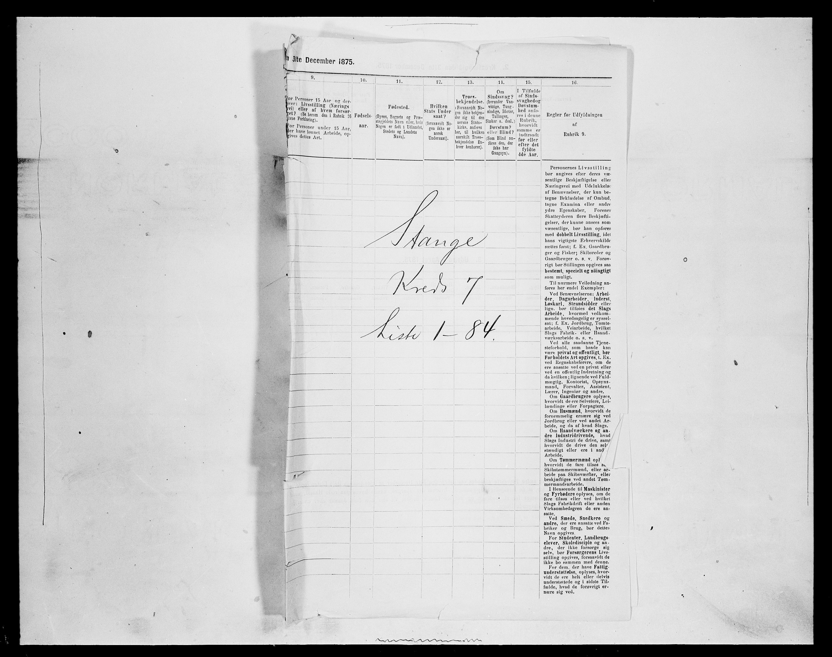 SAH, 1875 census for 0417P Stange, 1875, p. 1110