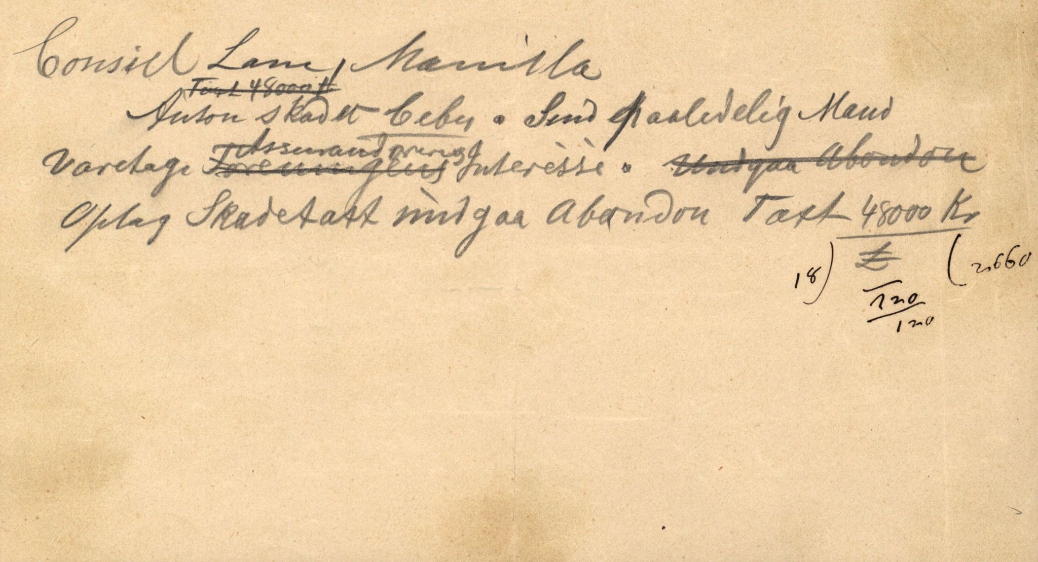 Pa 63 - Østlandske skibsassuranceforening, VEMU/A-1079/G/Ga/L0020/0003: Havaridokumenter / Anton, Diamant, Templar, Finn, Eliezer, Arctic, 1887, p. 2