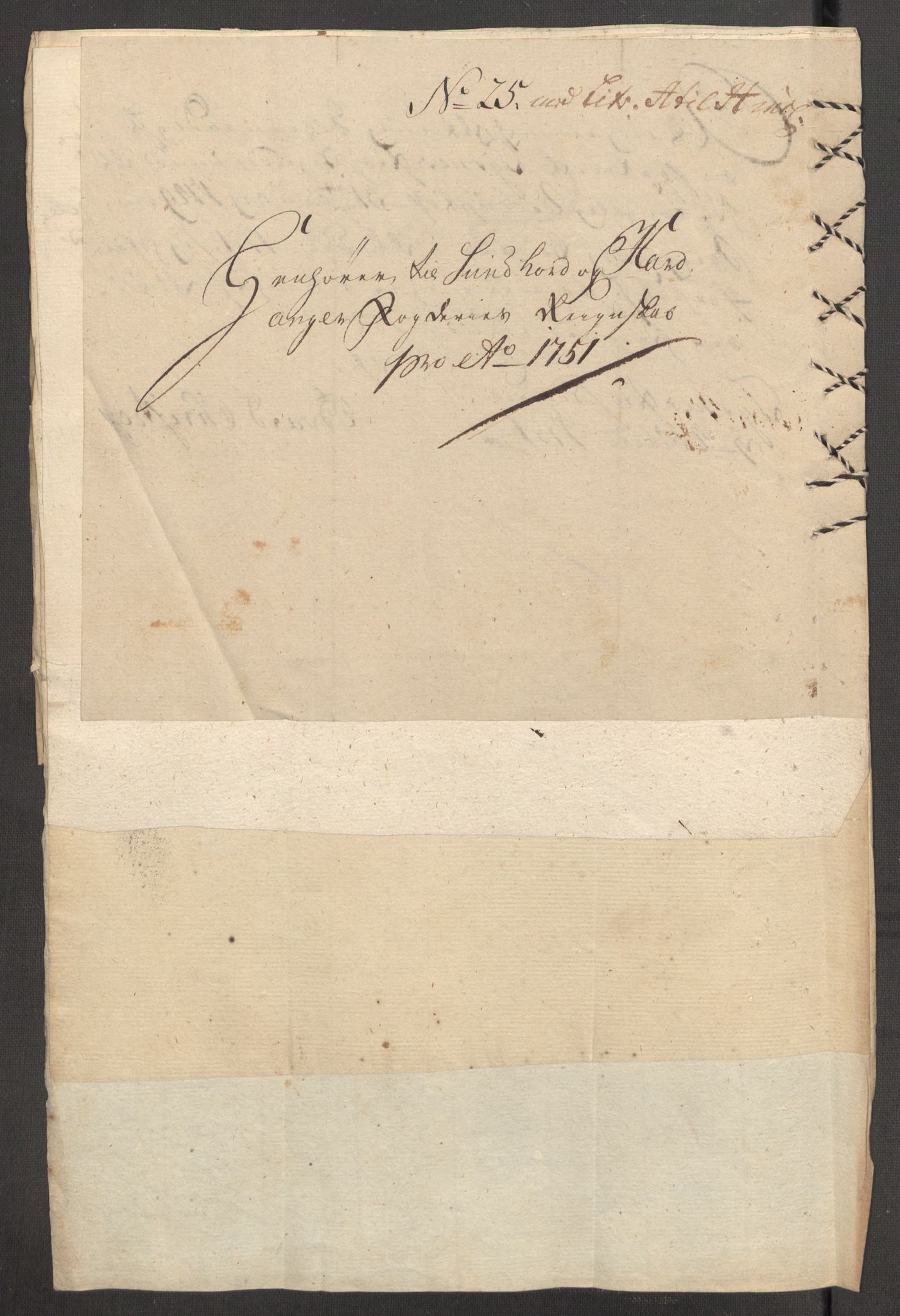 Rentekammeret inntil 1814, Reviderte regnskaper, Fogderegnskap, AV/RA-EA-4092/R48/L3056: Fogderegnskap Sunnhordland og Hardanger, 1751, p. 240