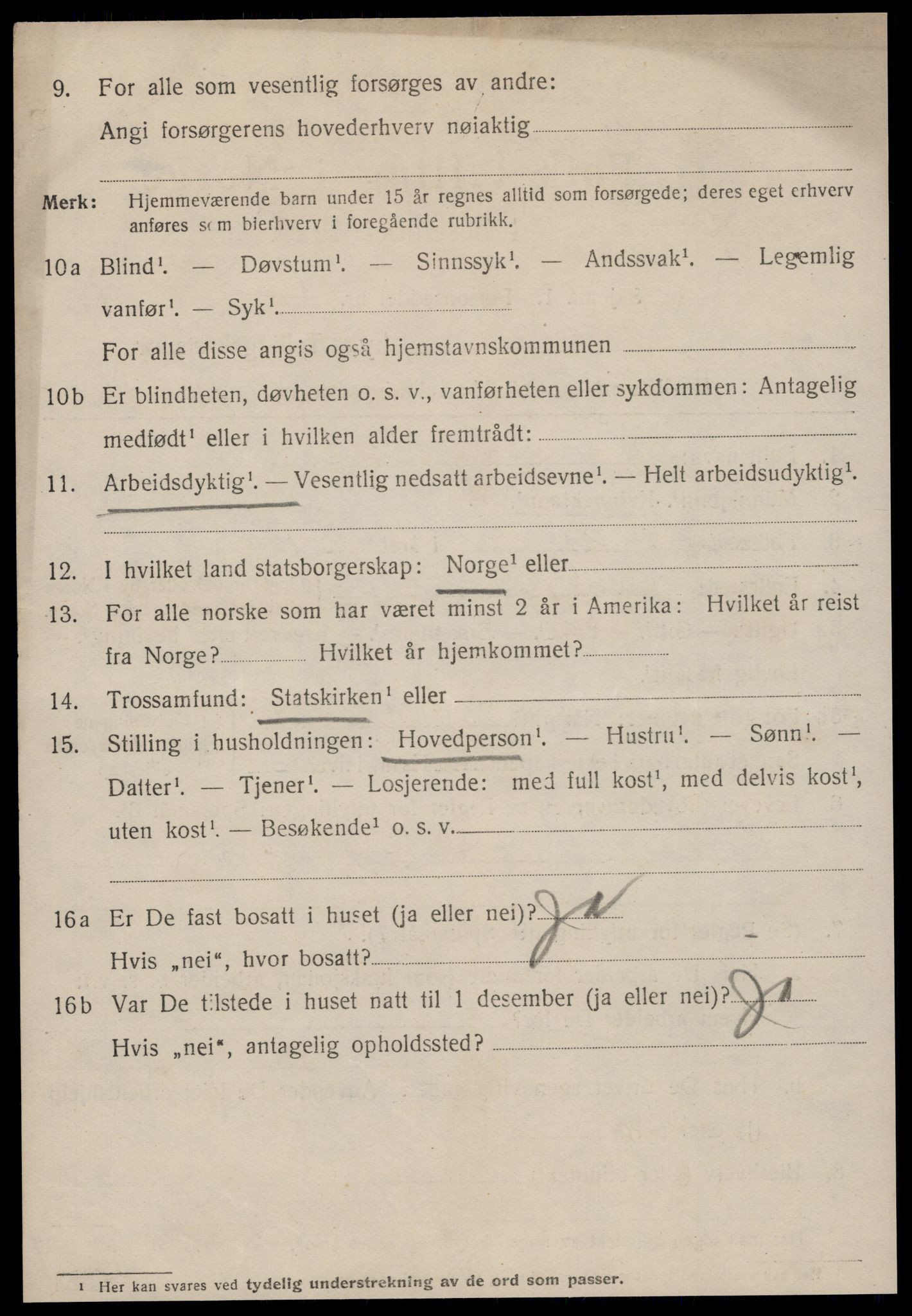 SAT, 1920 census for Kristiansund, 1920, p. 35882