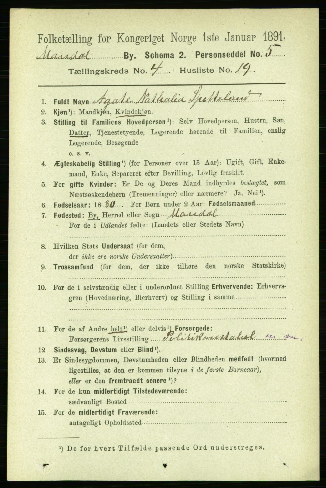 RA, 1891 census for 1002 Mandal, 1891, p. 1920