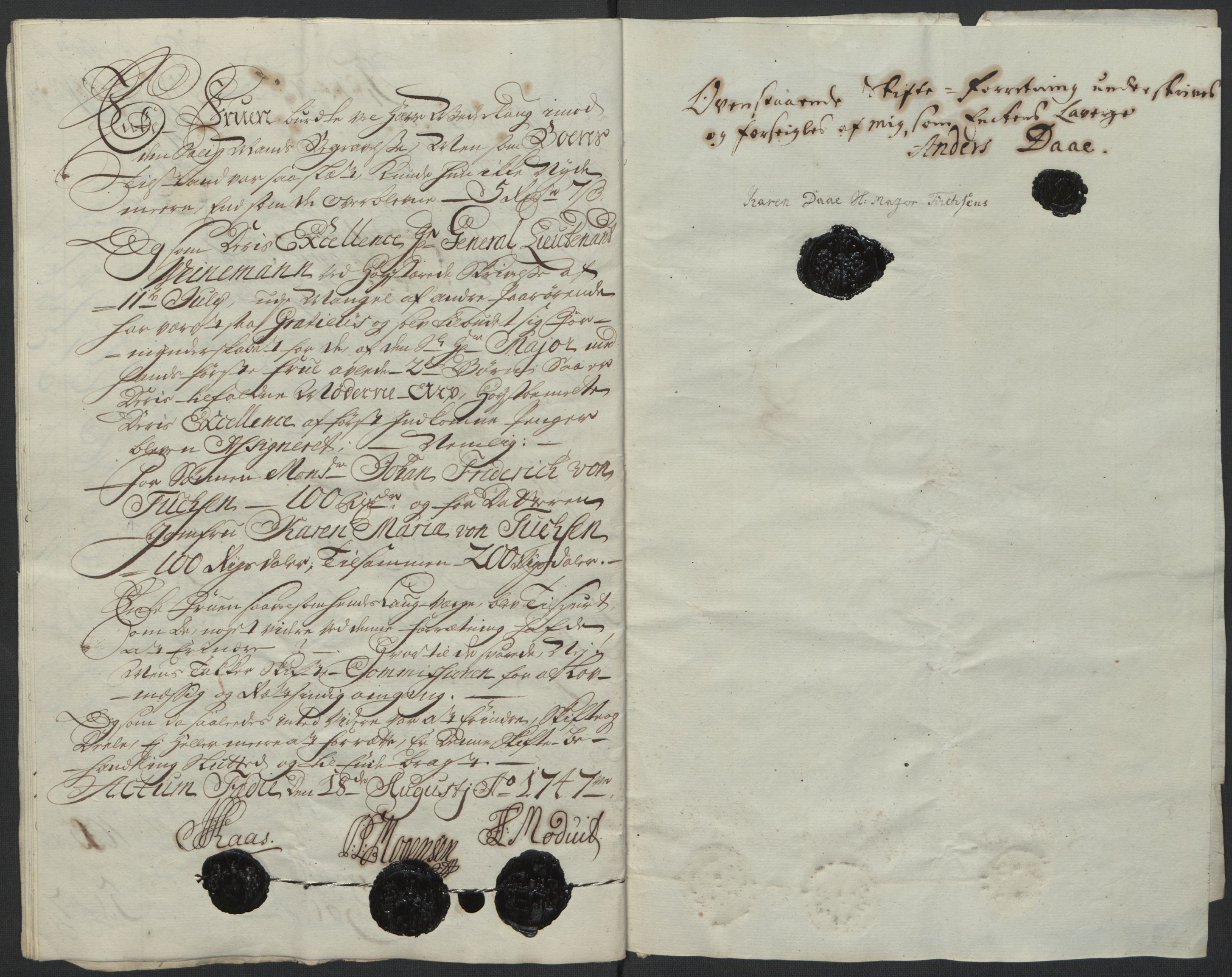 Forsvaret, Generalauditøren, RA/RAFA-1772/F/Fj/Fja/L0036: --, 1731-1822, p. 348