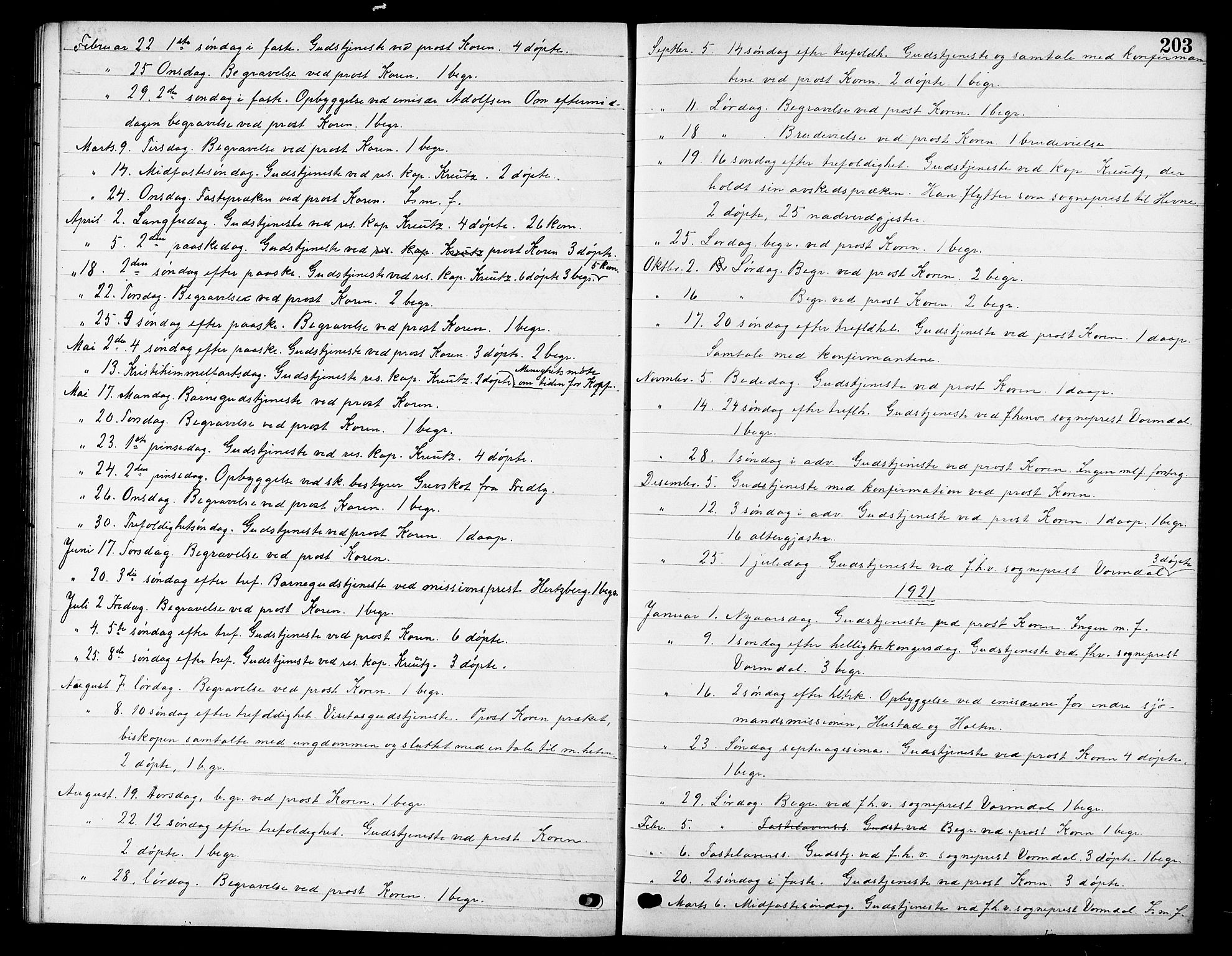 Ministerialprotokoller, klokkerbøker og fødselsregistre - Sør-Trøndelag, AV/SAT-A-1456/669/L0831: Parish register (copy) no. 669C01, 1909-1924, p. 203