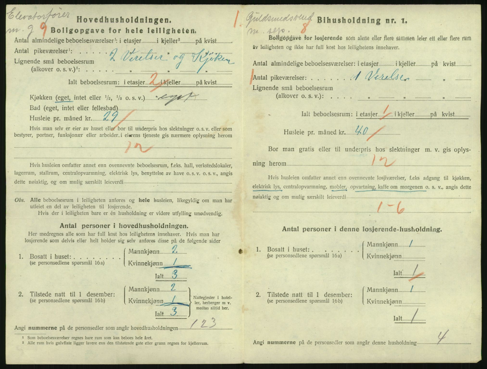 SAO, 1920 census for Kristiania, 1920, p. 120700