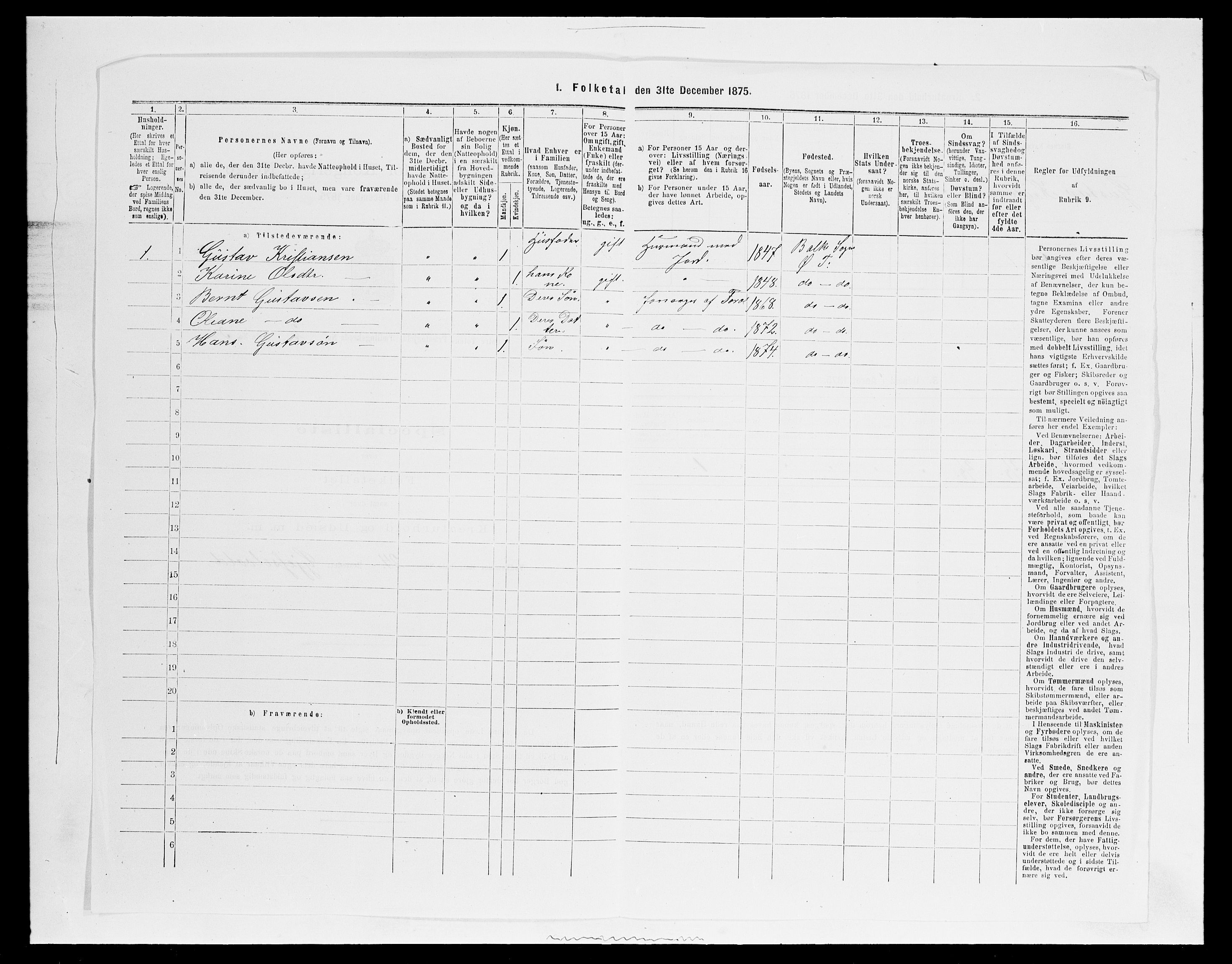 SAH, 1875 census for 0528P Østre Toten, 1875, p. 357