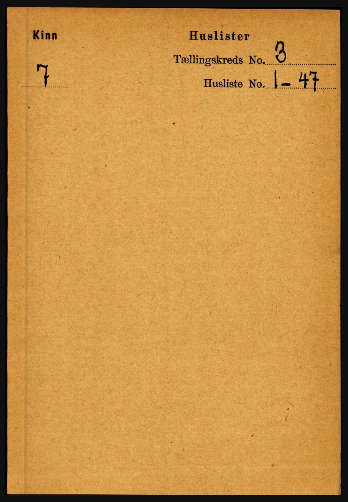 RA, 1891 census for 1437 Kinn, 1891, p. 883