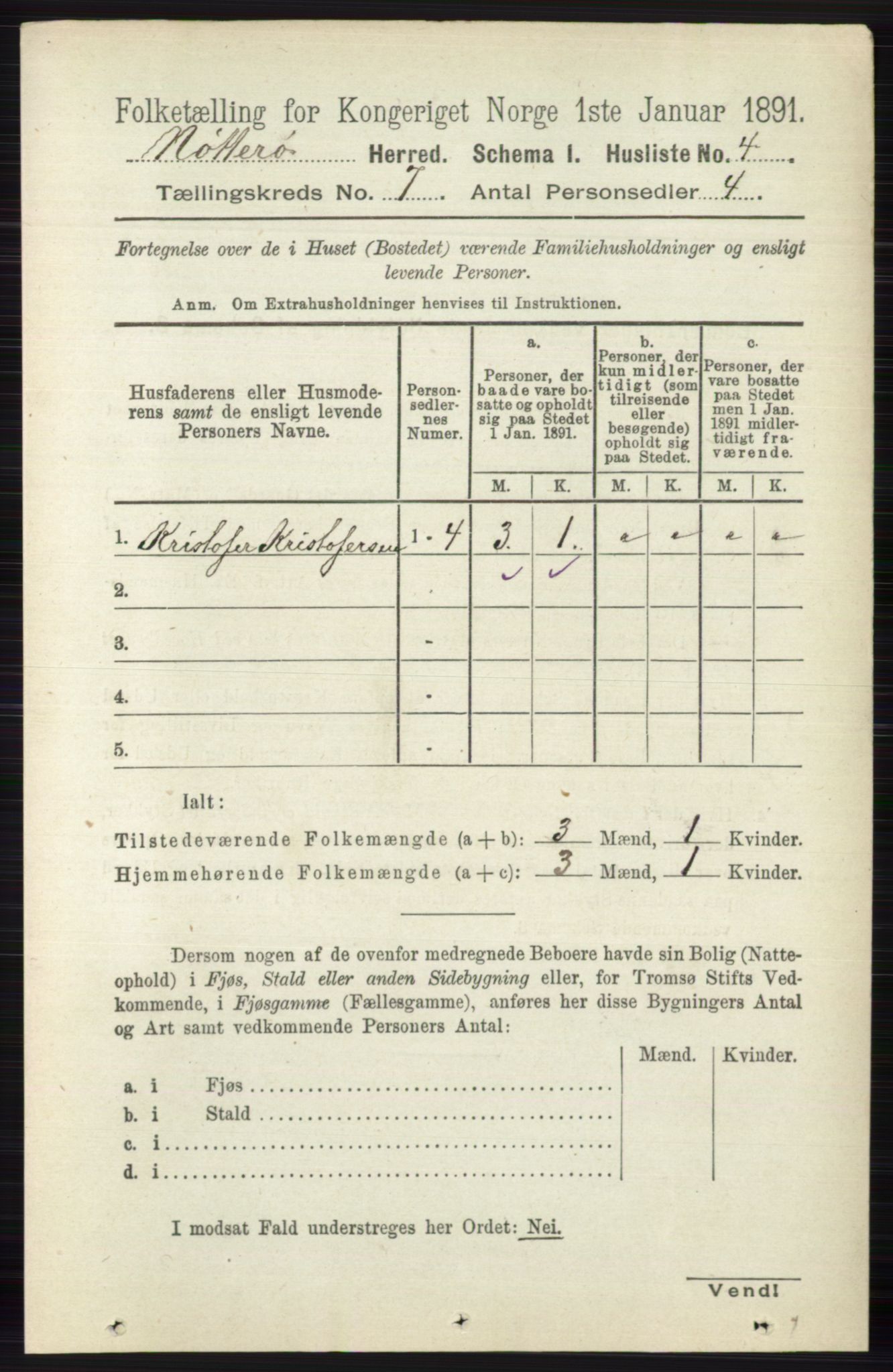 RA, 1891 census for 0722 Nøtterøy, 1891, p. 3425