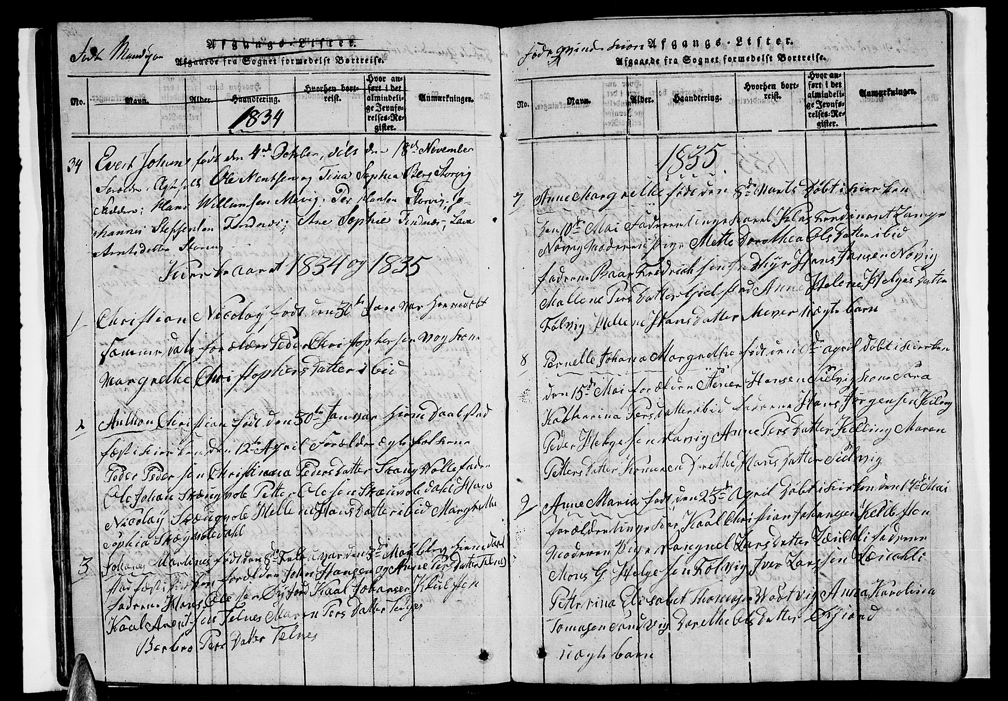 Ministerialprotokoller, klokkerbøker og fødselsregistre - Nordland, AV/SAT-A-1459/805/L0105: Parish register (copy) no. 805C01, 1820-1839, p. 568-569