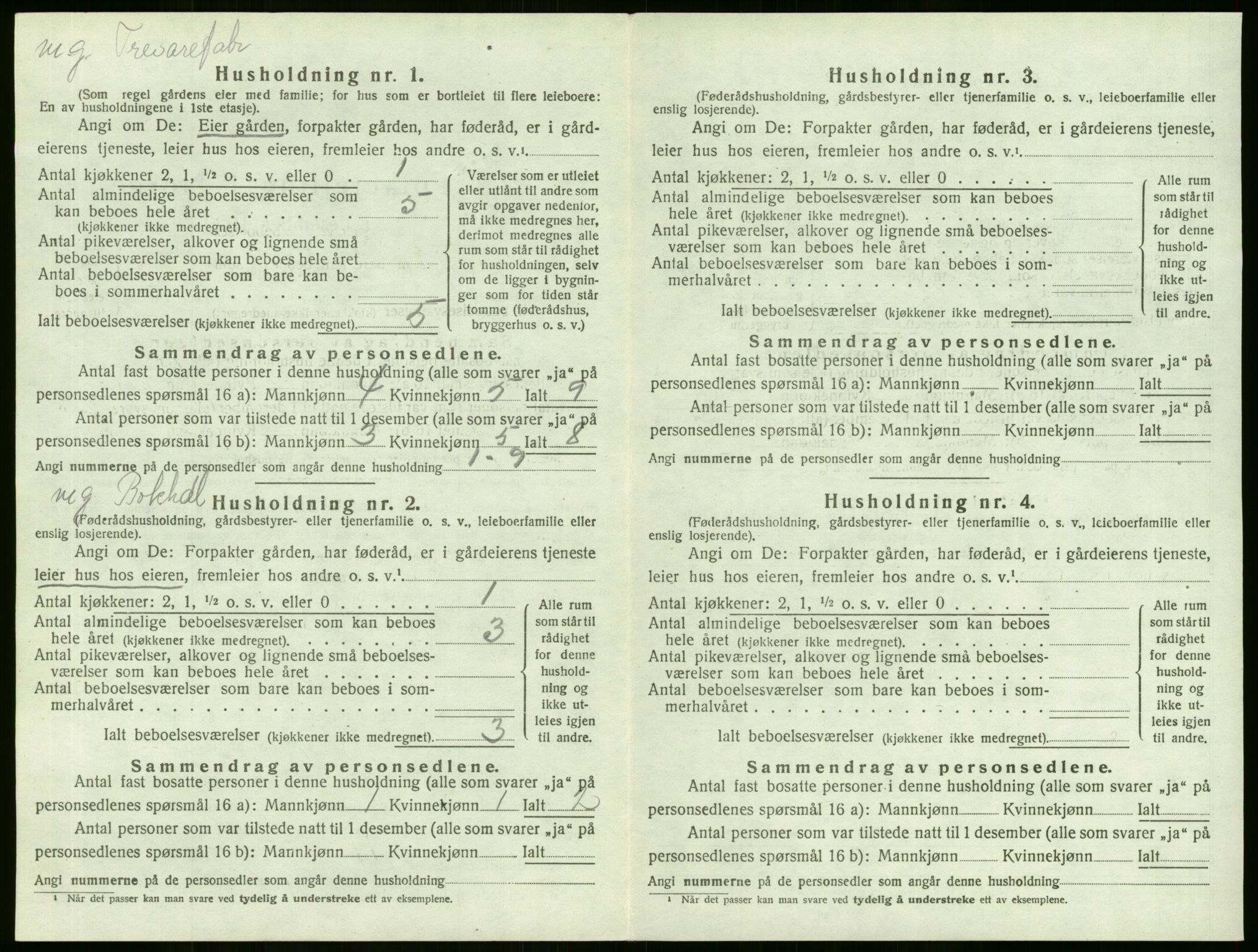 SAKO, 1920 census for Lier, 1920, p. 1082