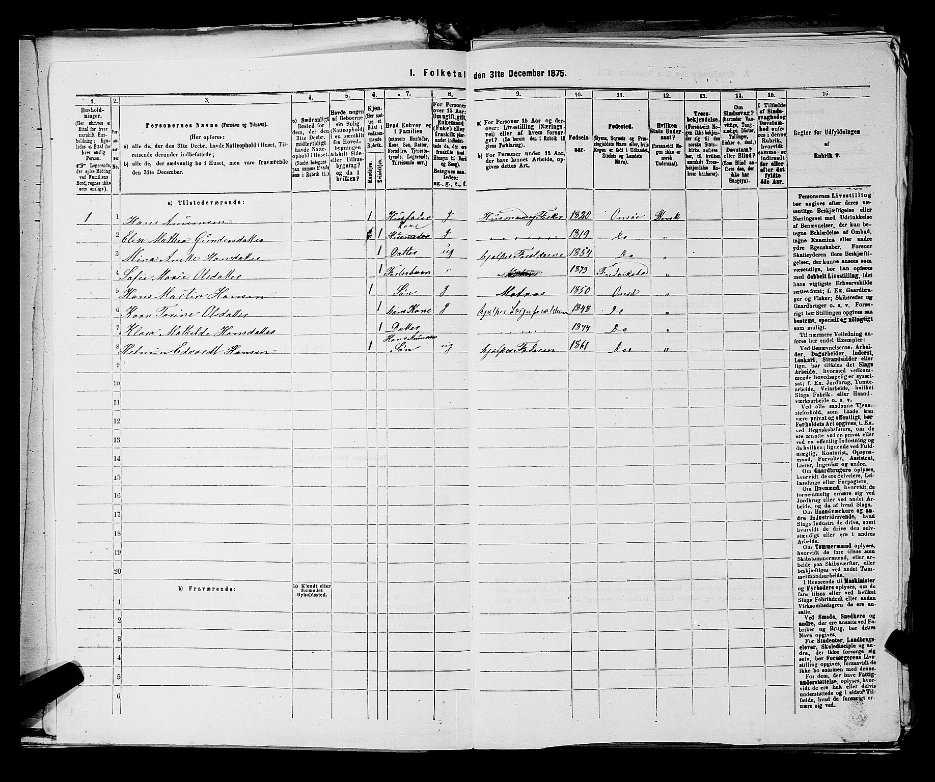 RA, 1875 census for 0134P Onsøy, 1875, p. 1402