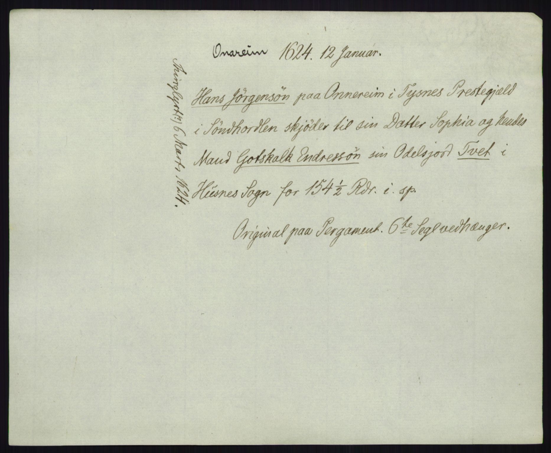 Riksarkivets diplomsamling, AV/RA-EA-5965/F35/F35b/L0006: Riksarkivets diplomer, seddelregister, 1613-1624, p. 701