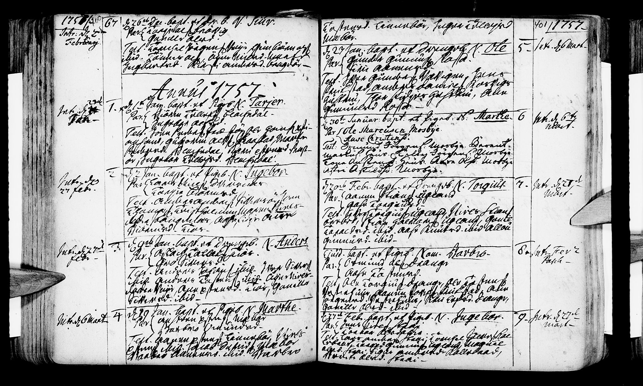 Oddernes sokneprestkontor, SAK/1111-0033/F/Fa/Faa/L0002: Parish register (official) no. A 2, 1719-1764, p. 400-401