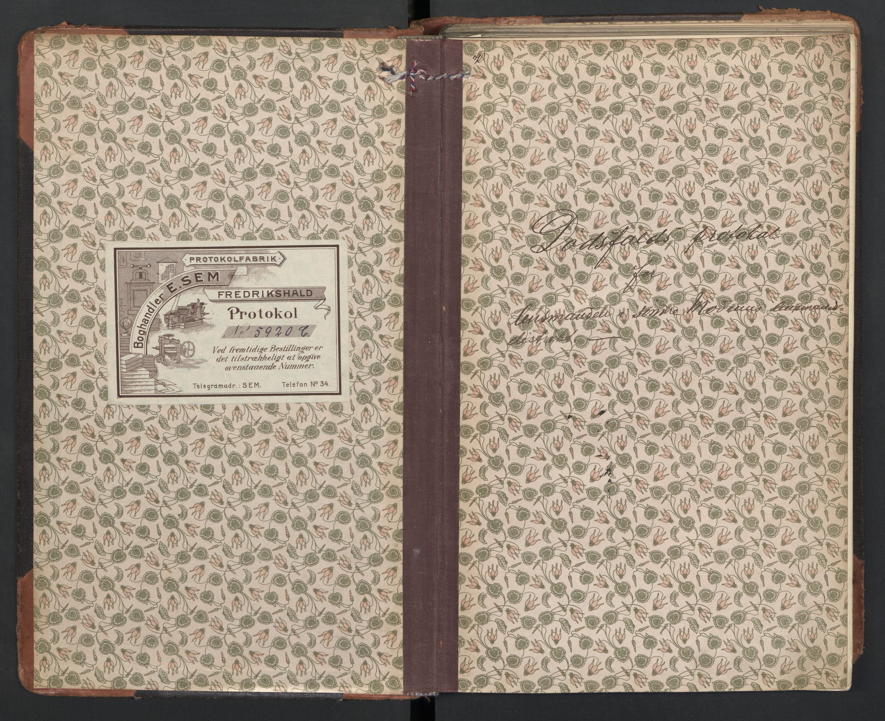 Modum lensmannskontor, AV/SAKO-A-524/H/Ha/Haa/L0002: Dødsfallsprotokoll - Søndre Modum, 1911-1931