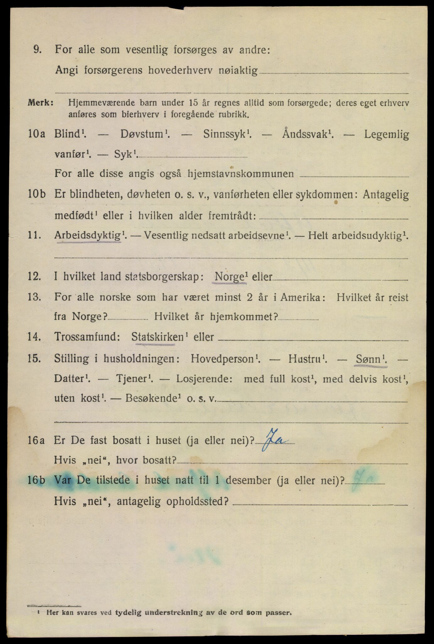 SAKO, 1920 census for Larvik, 1920, p. 20681