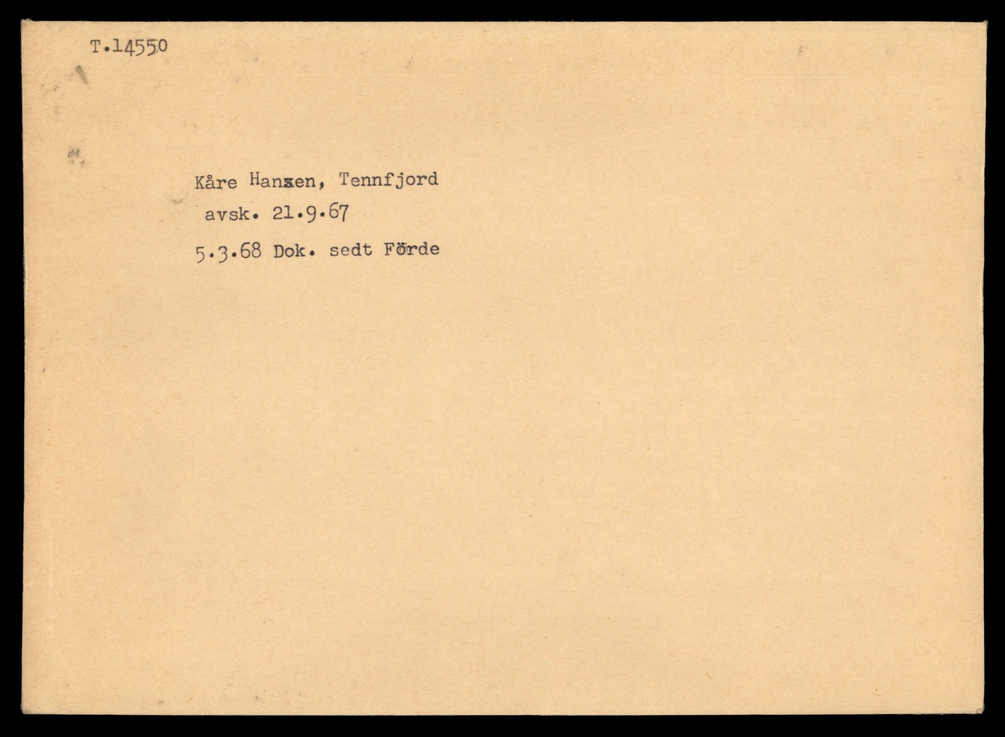 Møre og Romsdal vegkontor - Ålesund trafikkstasjon, AV/SAT-A-4099/F/Fe/L0046: Registreringskort for kjøretøy T 14445 - T 14579, 1927-1998