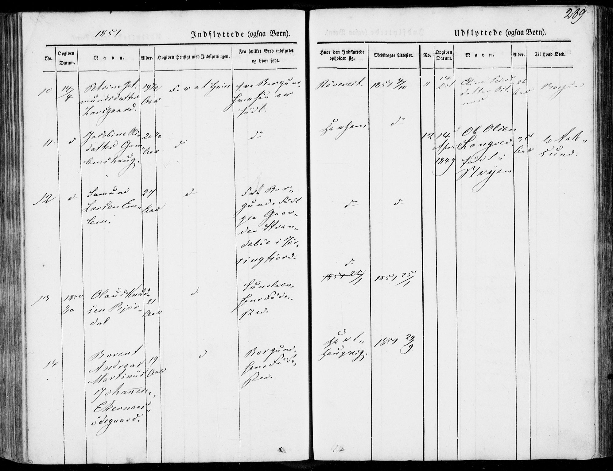 Ministerialprotokoller, klokkerbøker og fødselsregistre - Møre og Romsdal, AV/SAT-A-1454/536/L0497: Parish register (official) no. 536A06, 1845-1865, p. 289