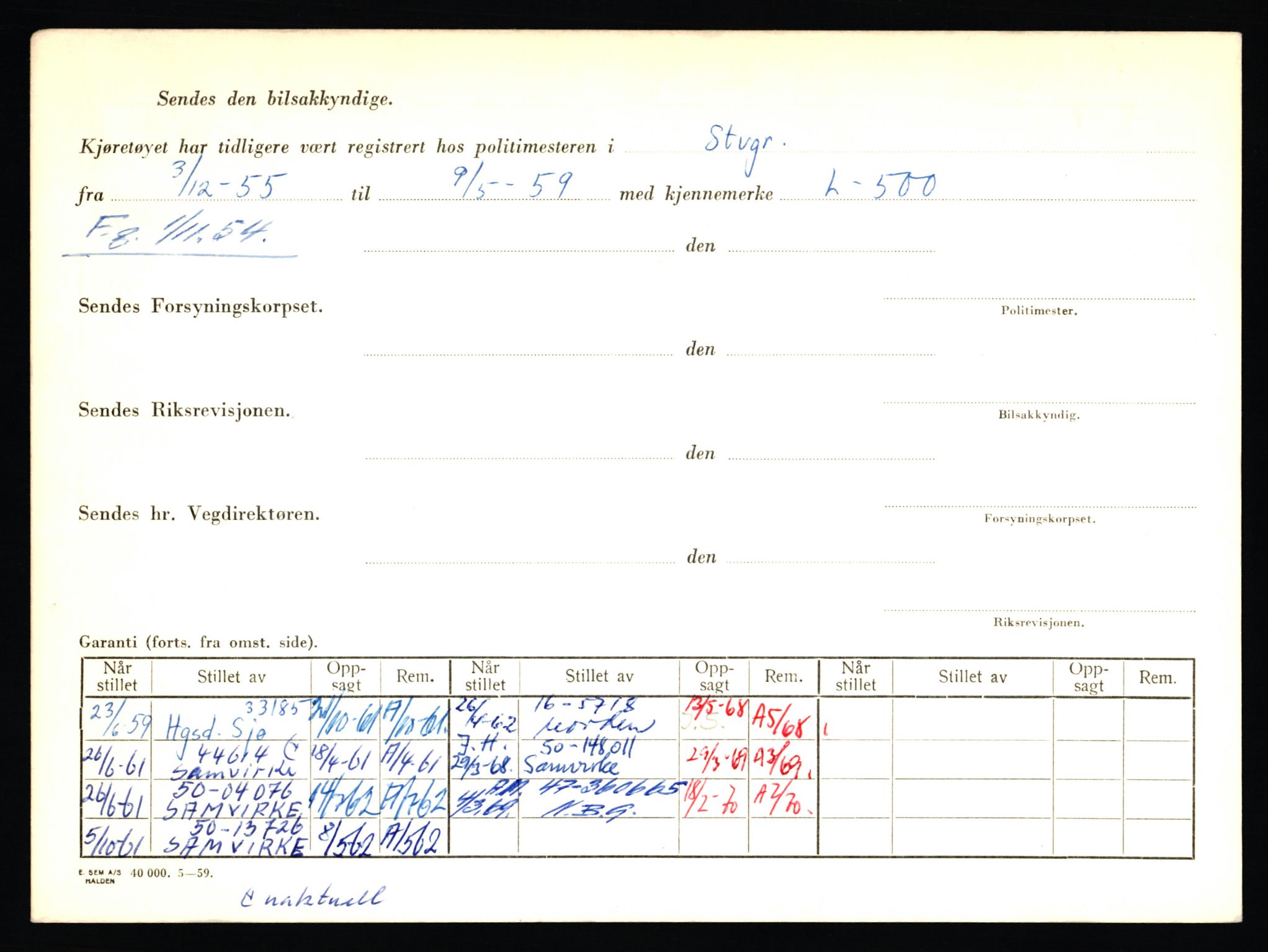 Stavanger trafikkstasjon, AV/SAST-A-101942/0/F/L0051: L-51300 - L-52099, 1930-1971, p. 312