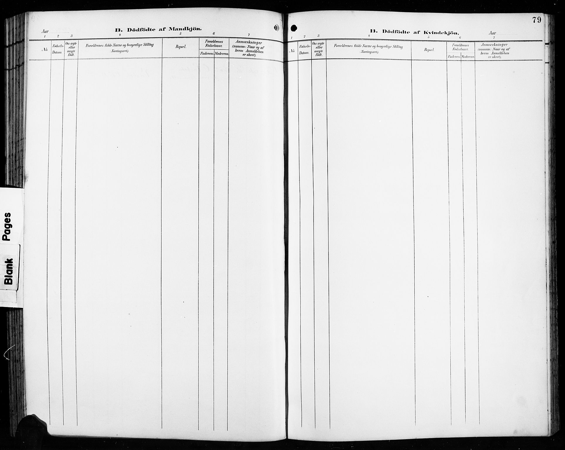 Åseral sokneprestkontor, AV/SAK-1111-0051/F/Fb/L0003: Parish register (copy) no. B 3, 1900-1919, p. 79