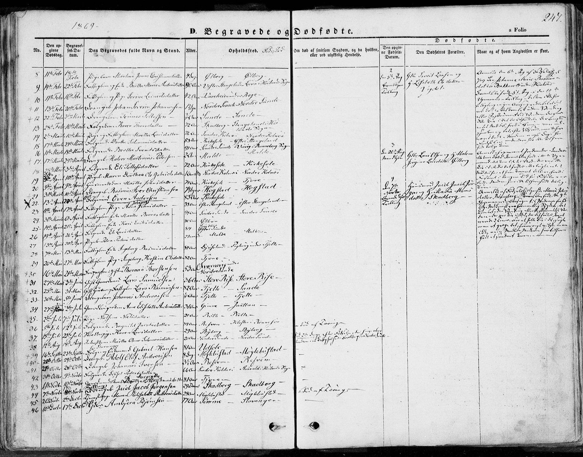 Håland sokneprestkontor, AV/SAST-A-101802/001/30BA/L0008: Parish register (official) no. A 7.2, 1854-1870, p. 247
