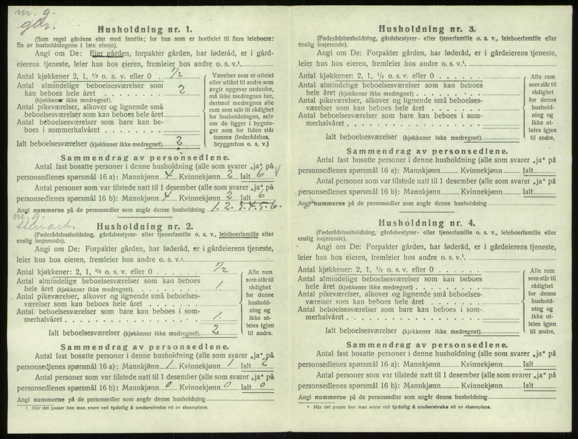 SAB, 1920 census for Åsane, 1920, p. 525