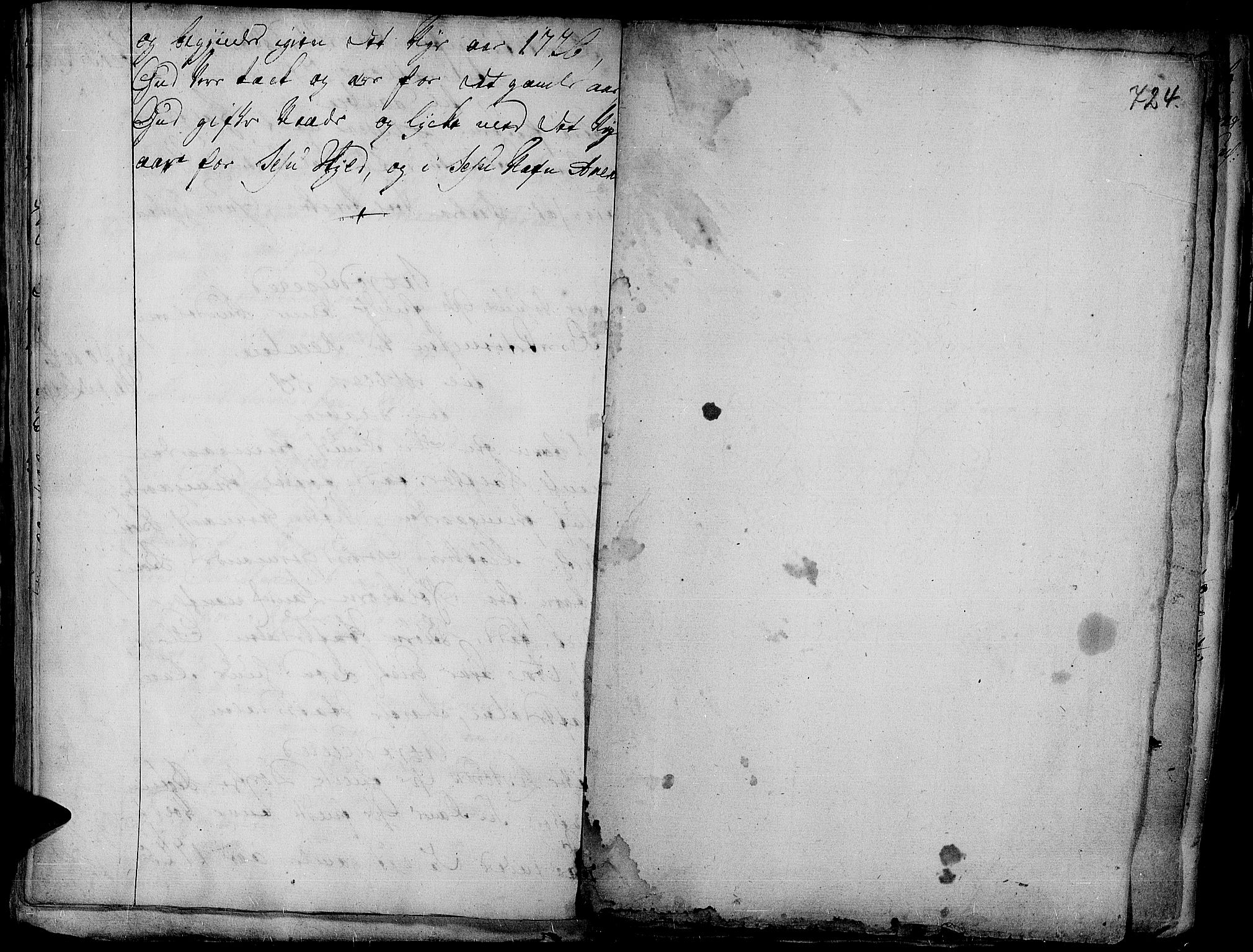 Aurdal prestekontor, SAH/PREST-126/H/Ha/Haa/L0001: Parish register (official) no. 1-3, 1692-1730, p. 724
