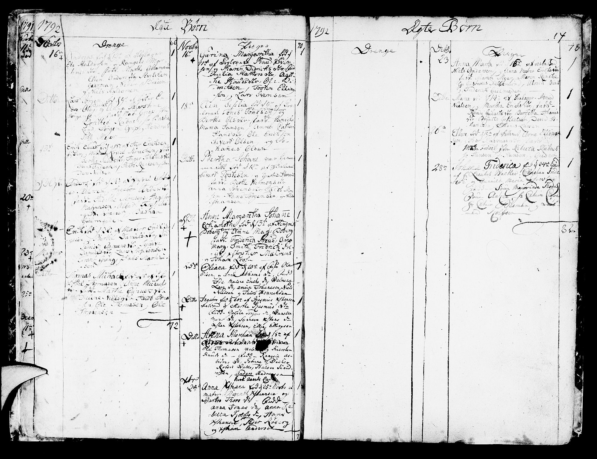 Korskirken sokneprestembete, AV/SAB-A-76101/H/Haa/L0006: Parish register (official) no. A 6, 1790-1820, p. 14