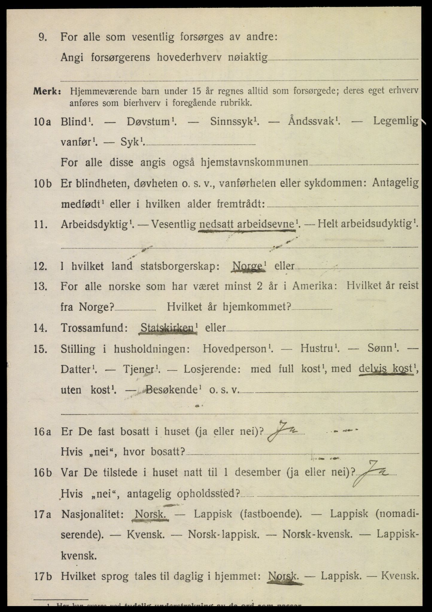 SAT, 1920 census for Skatval, 1920, p. 1150