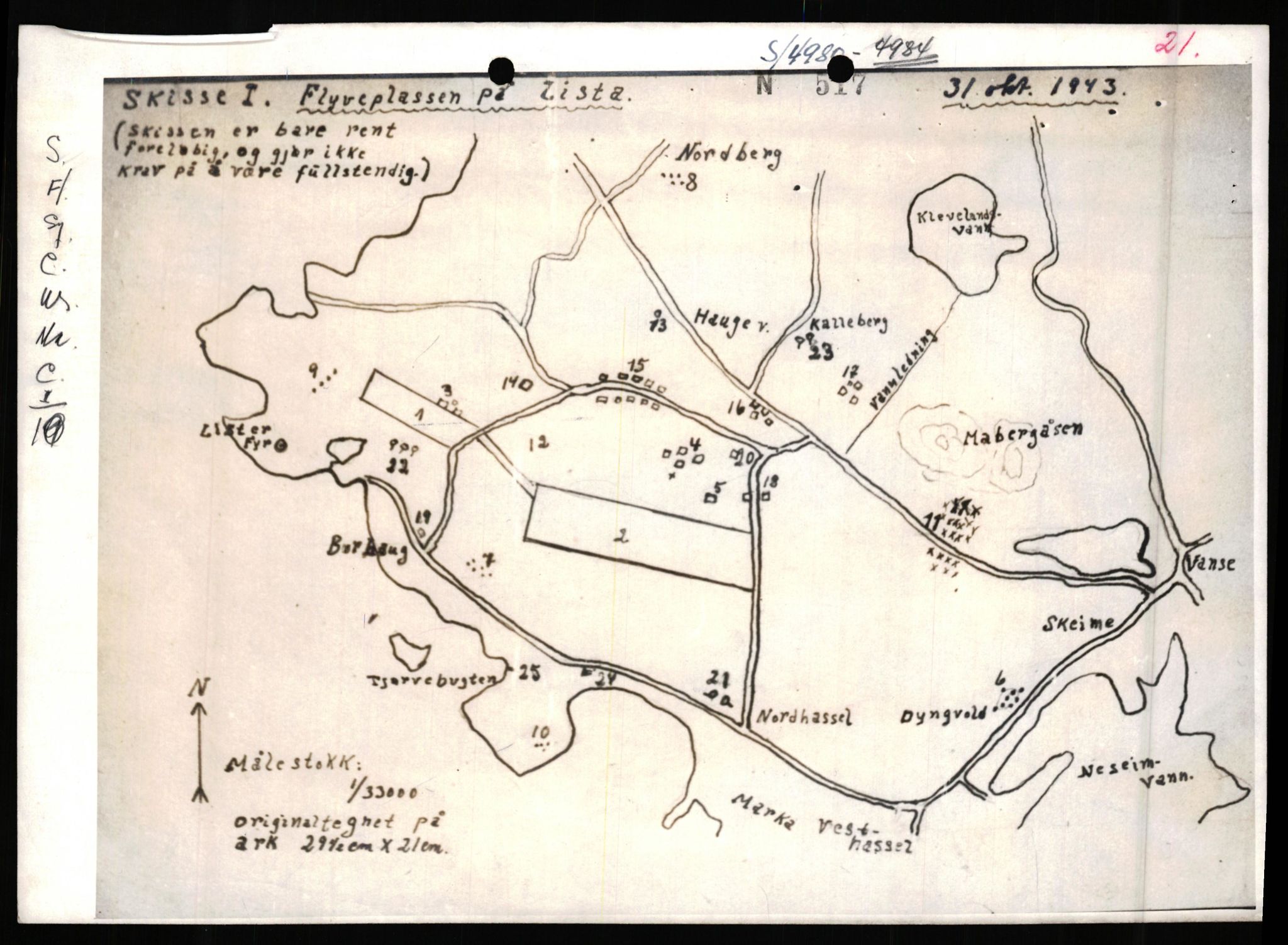 Forsvaret, Forsvarets overkommando II, AV/RA-RAFA-3915/D/Dd/L0008: Minefields. Prohibited Areas. Airfields, 1944, p. 51