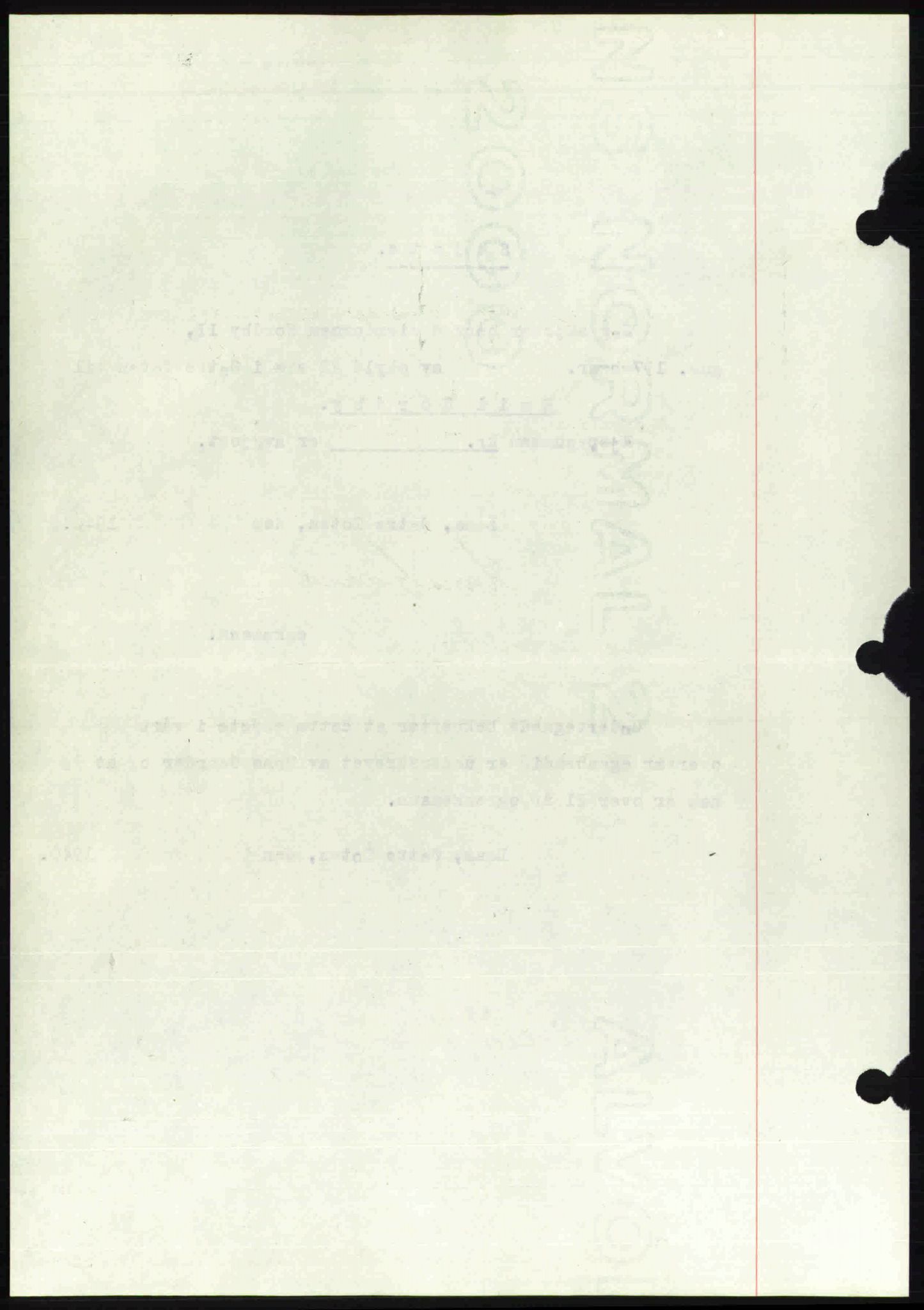 Toten tingrett, SAH/TING-006/H/Hb/Hbc/L0007: Mortgage book no. Hbc-07, 1939-1940, Diary no: : 1532/1940