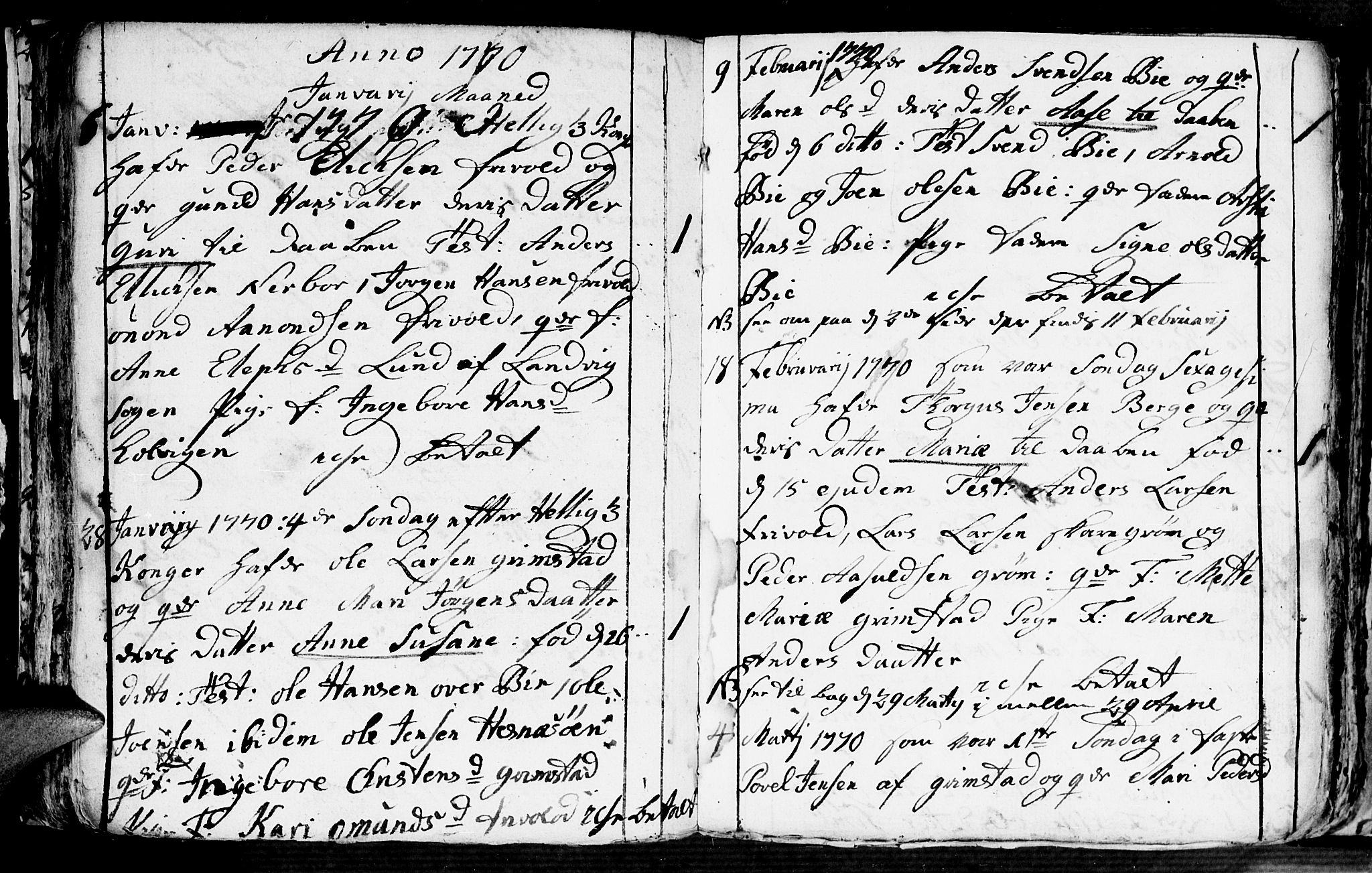 Fjære sokneprestkontor, AV/SAK-1111-0011/F/Fb/L0004: Parish register (copy) no. B 4, 1766-1785, p. 56b-57a