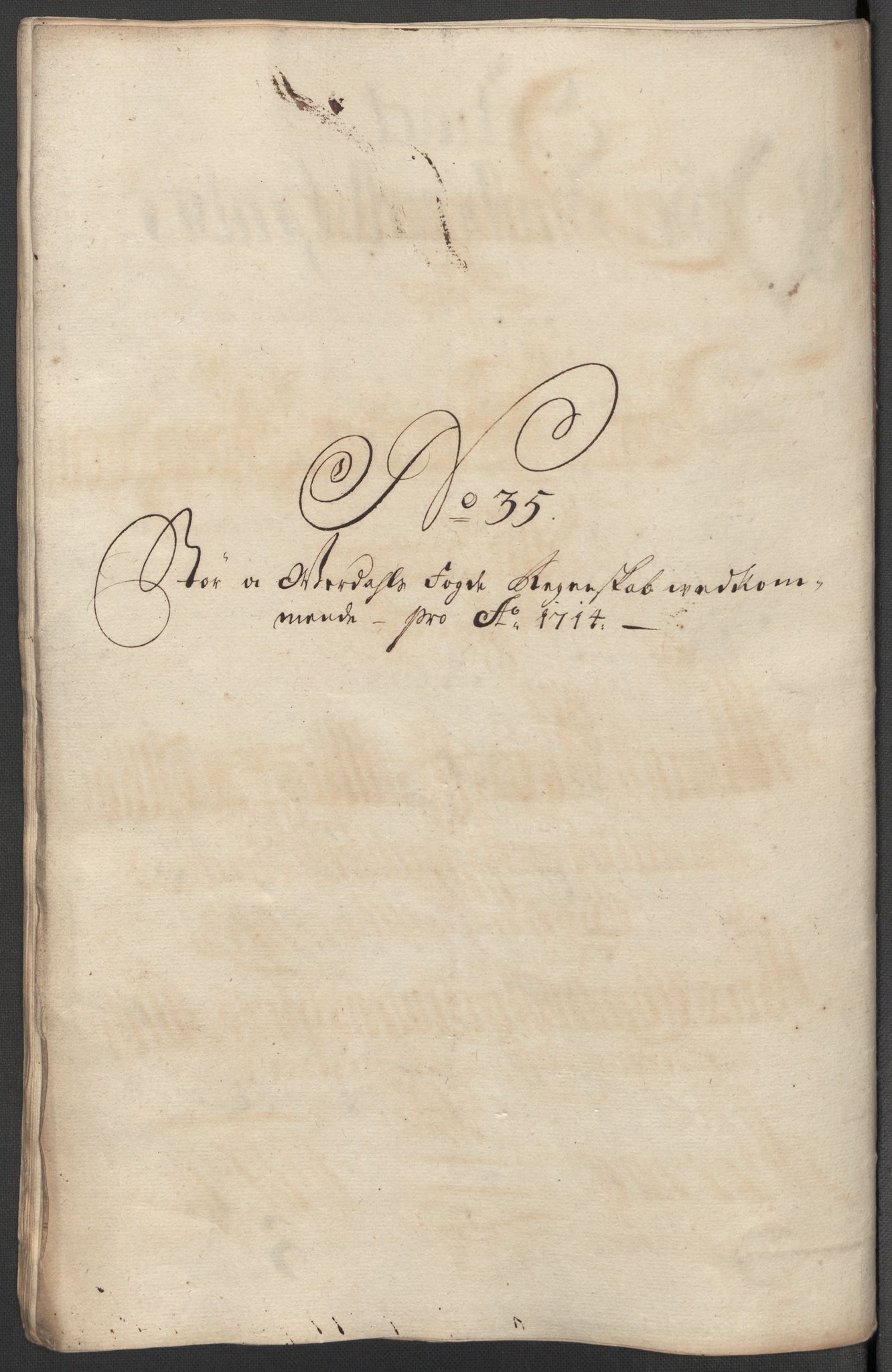 Rentekammeret inntil 1814, Reviderte regnskaper, Fogderegnskap, RA/EA-4092/R62/L4204: Fogderegnskap Stjørdal og Verdal, 1714, p. 289