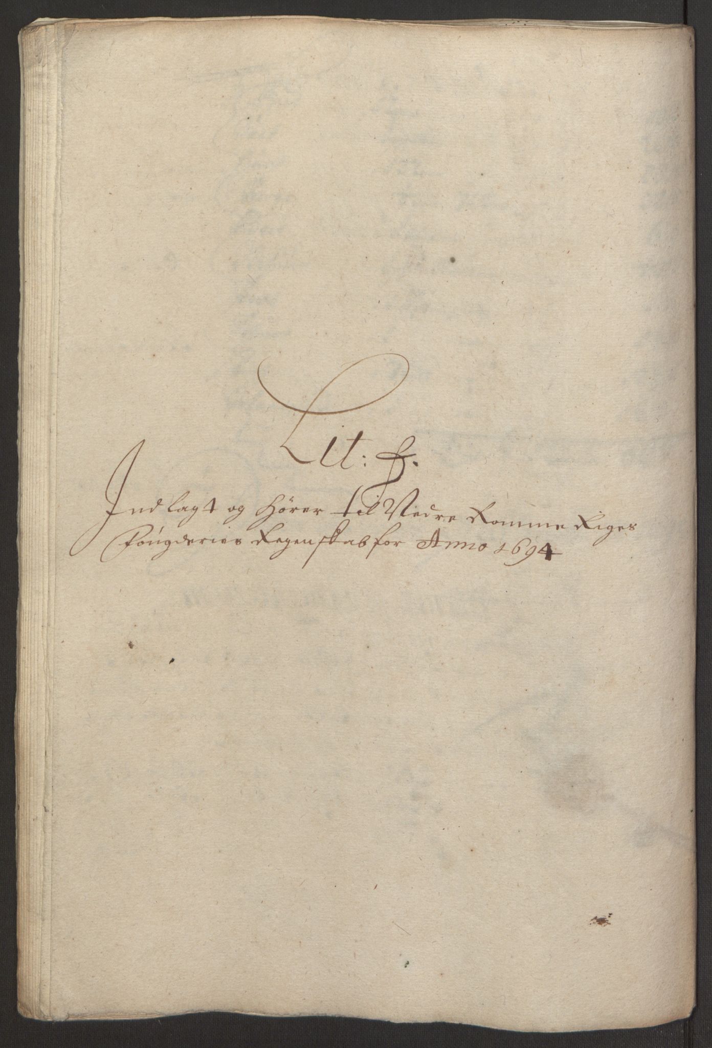Rentekammeret inntil 1814, Reviderte regnskaper, Fogderegnskap, RA/EA-4092/R11/L0579: Fogderegnskap Nedre Romerike, 1694-1695, p. 187