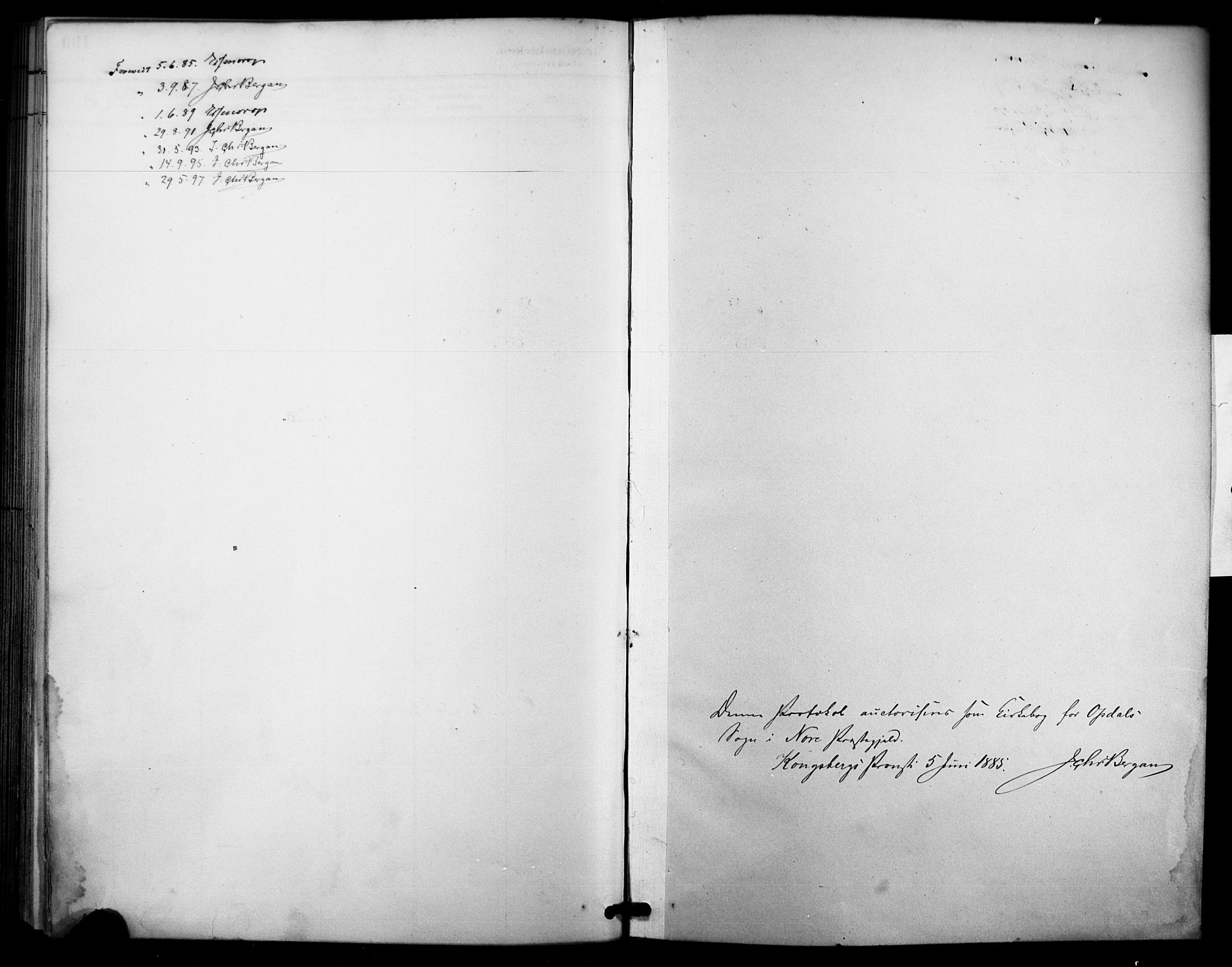 Nore kirkebøker, SAKO/A-238/F/Fc/L0004: Parish register (official) no. III 4, 1885-1898
