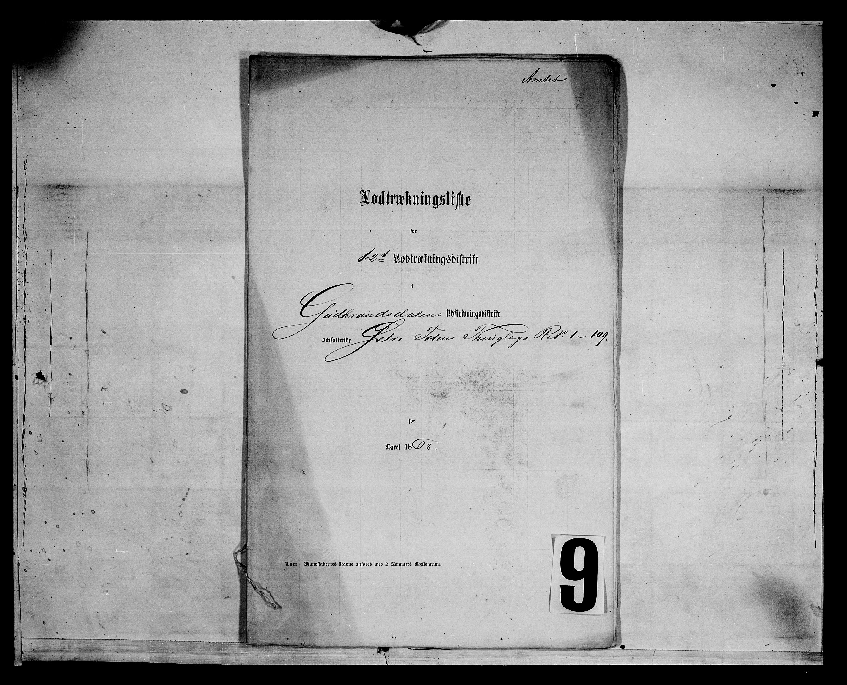 Fylkesmannen i Oppland, SAH/FYO-002/1/K/Kg/L1168: Østre og Vestre Toten, 1871-1879, p. 8078