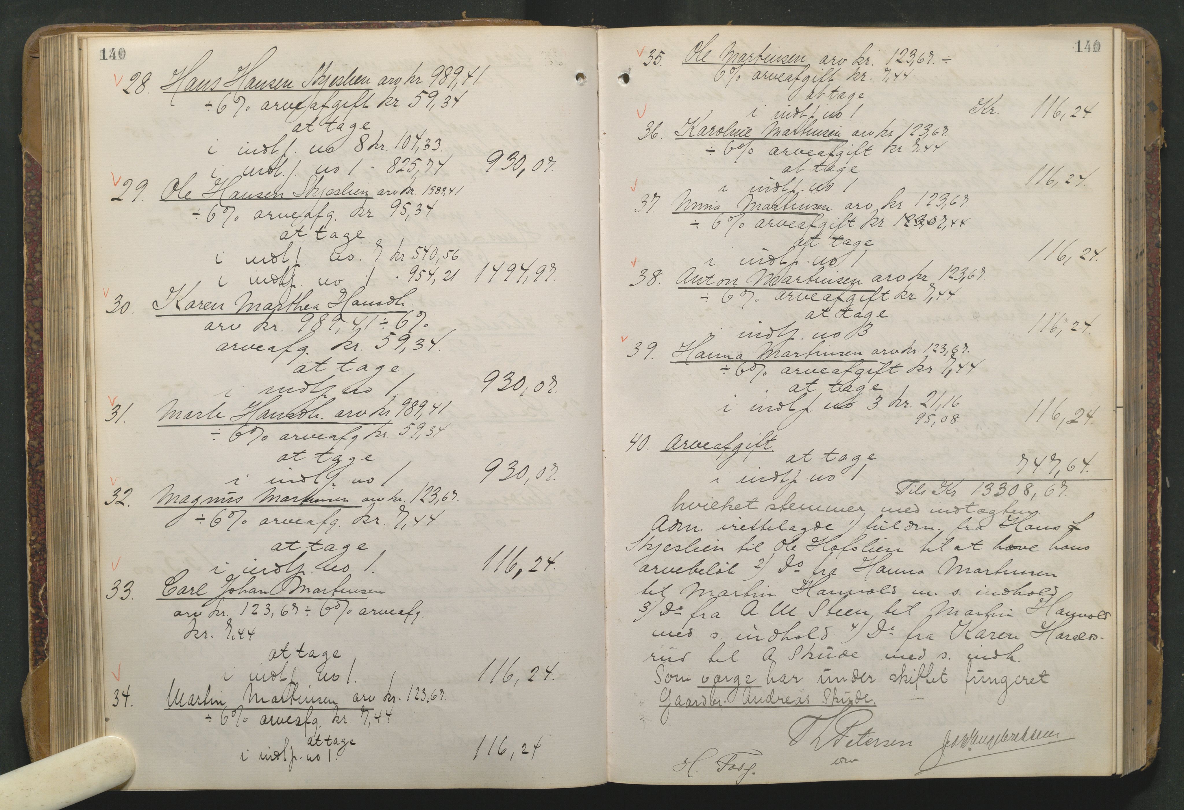 Hadeland og Land tingrett, AV/SAH-TING-010/J/Jd/L0004: Skifteutlodningsprotokoll, 1900-1913, p. 140