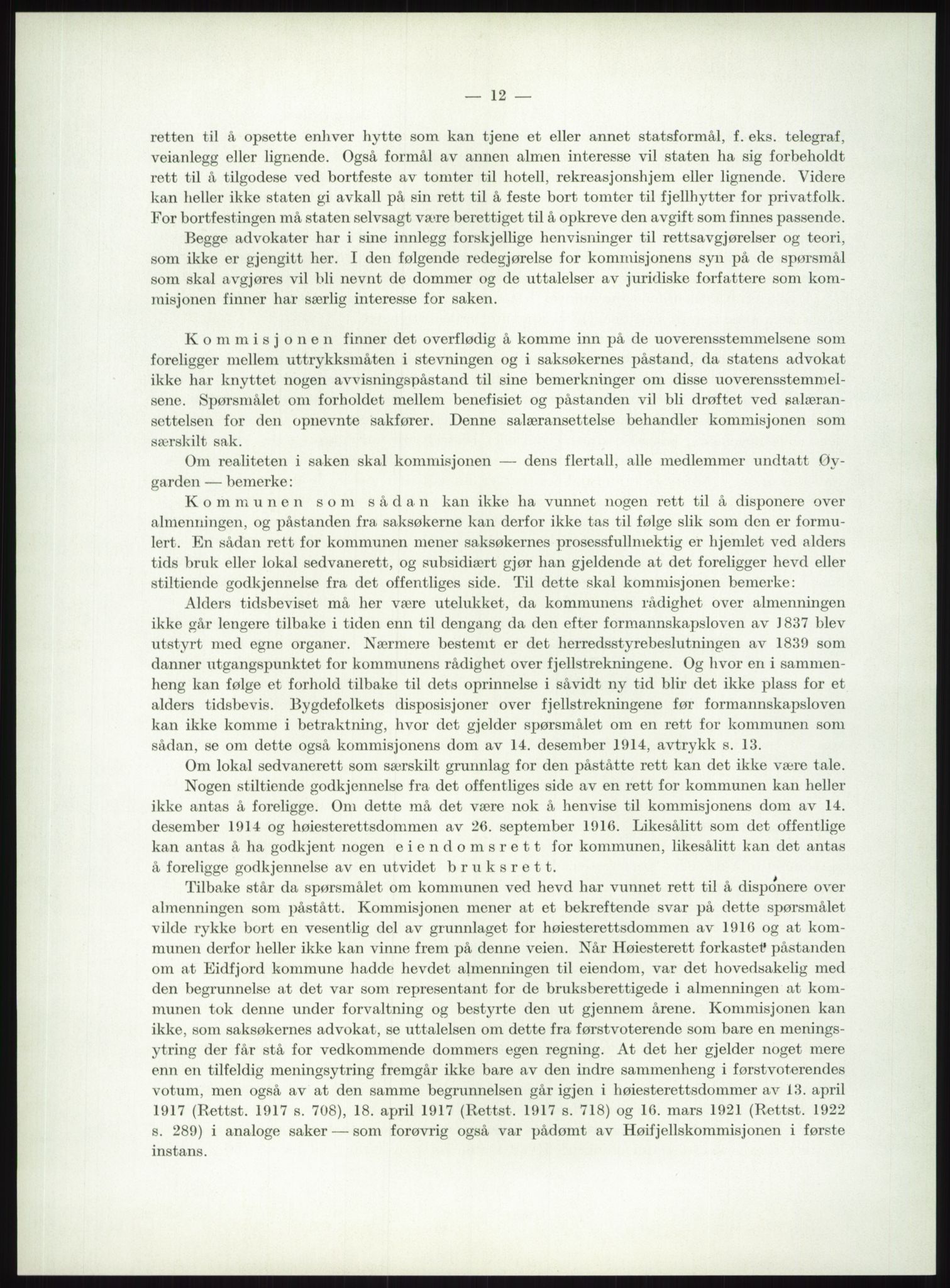 Høyfjellskommisjonen, AV/RA-S-1546/X/Xa/L0001: Nr. 1-33, 1909-1953, p. 873