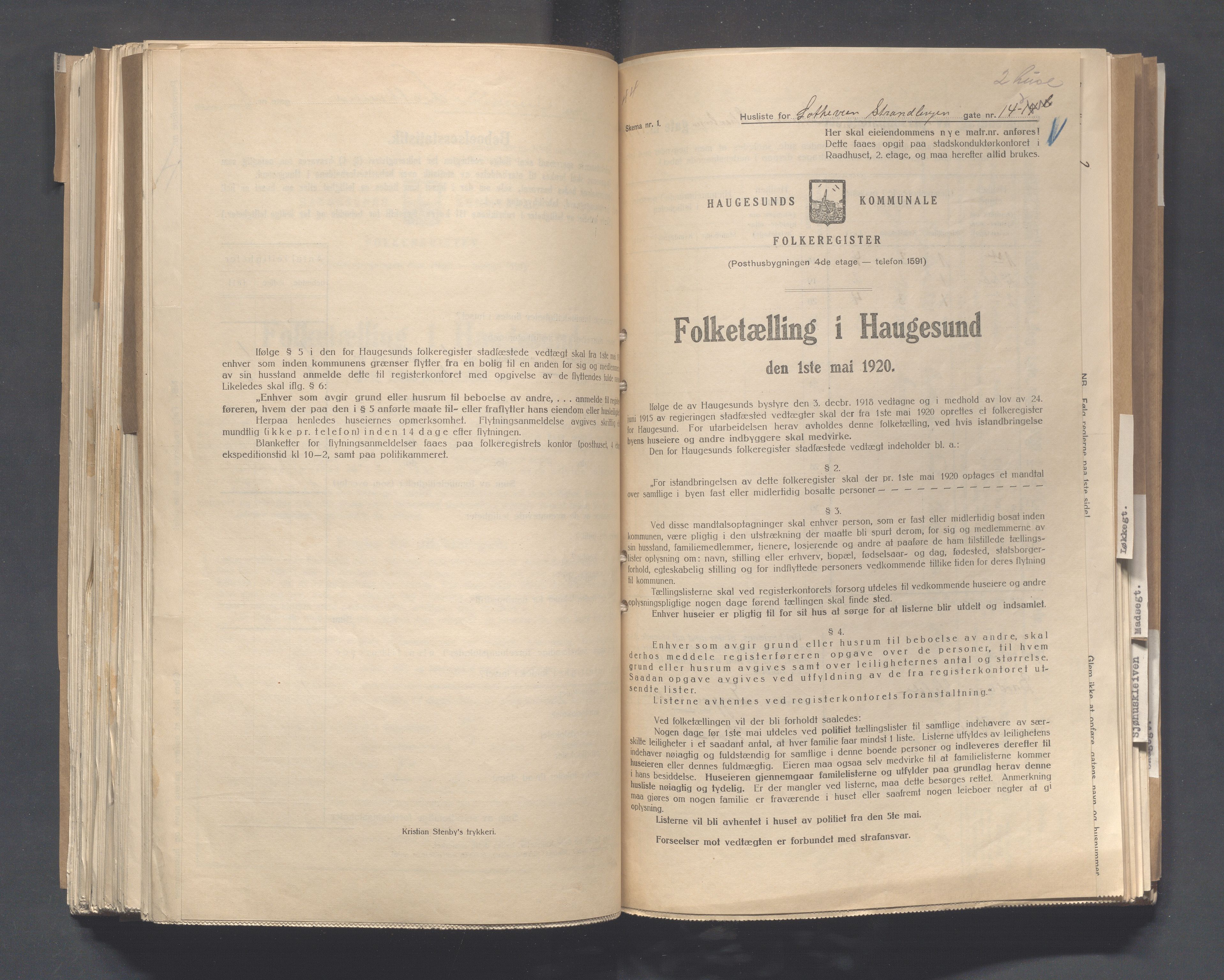 IKAR, Local census 1.5.1920 for Haugesund, 1920, p. 6204