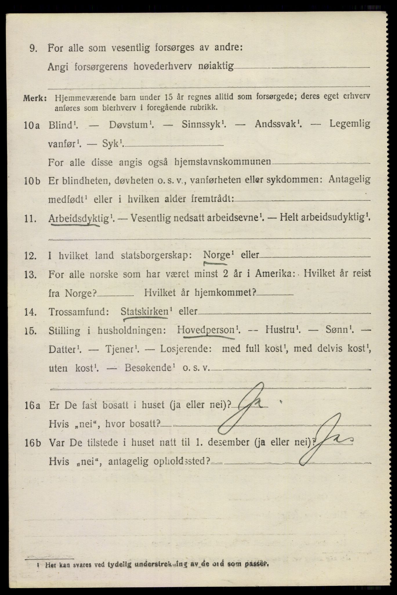 SAO, 1920 census for Hobøl, 1920, p. 5191