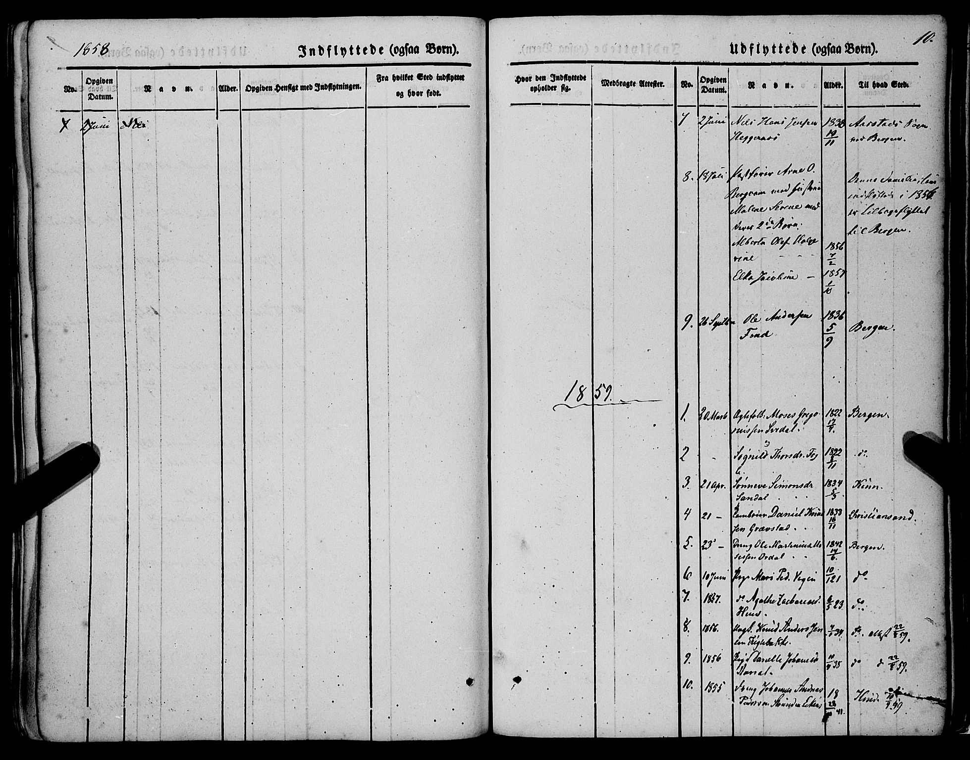 Jølster sokneprestembete, SAB/A-80701/H/Haa/Haaa/L0010: Parish register (official) no. A 10, 1847-1865, p. 10
