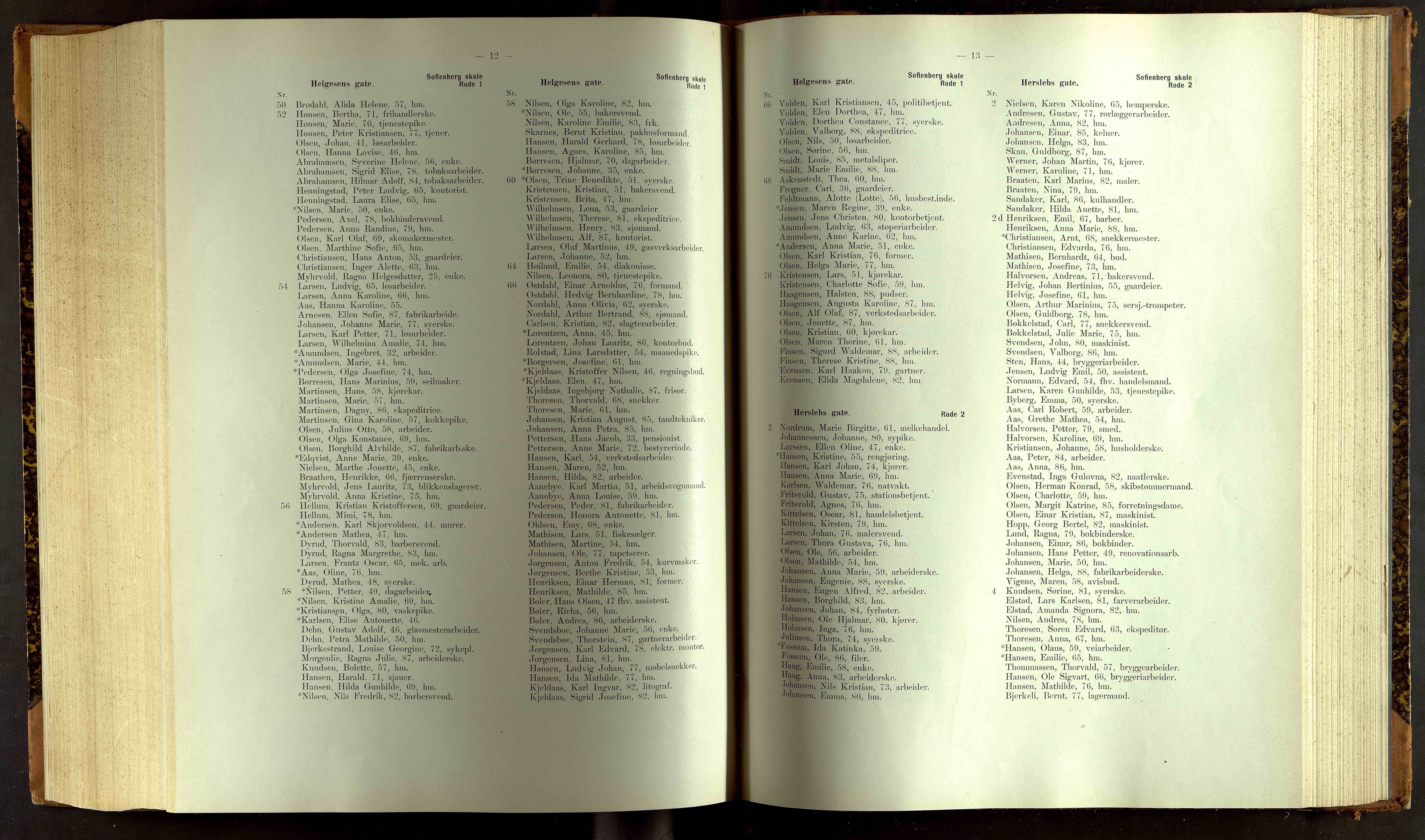 Folkeregisteret ( Valgstyret ), OBA/A-20059, 1913, p. 9012-9013