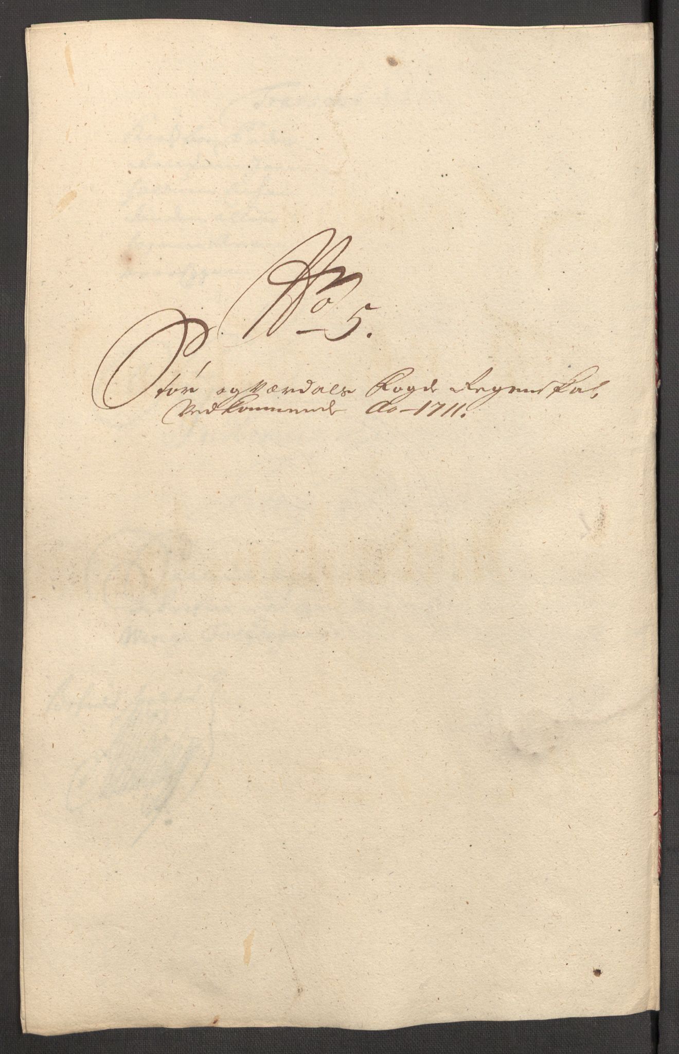 Rentekammeret inntil 1814, Reviderte regnskaper, Fogderegnskap, AV/RA-EA-4092/R62/L4201: Fogderegnskap Stjørdal og Verdal, 1711, p. 123