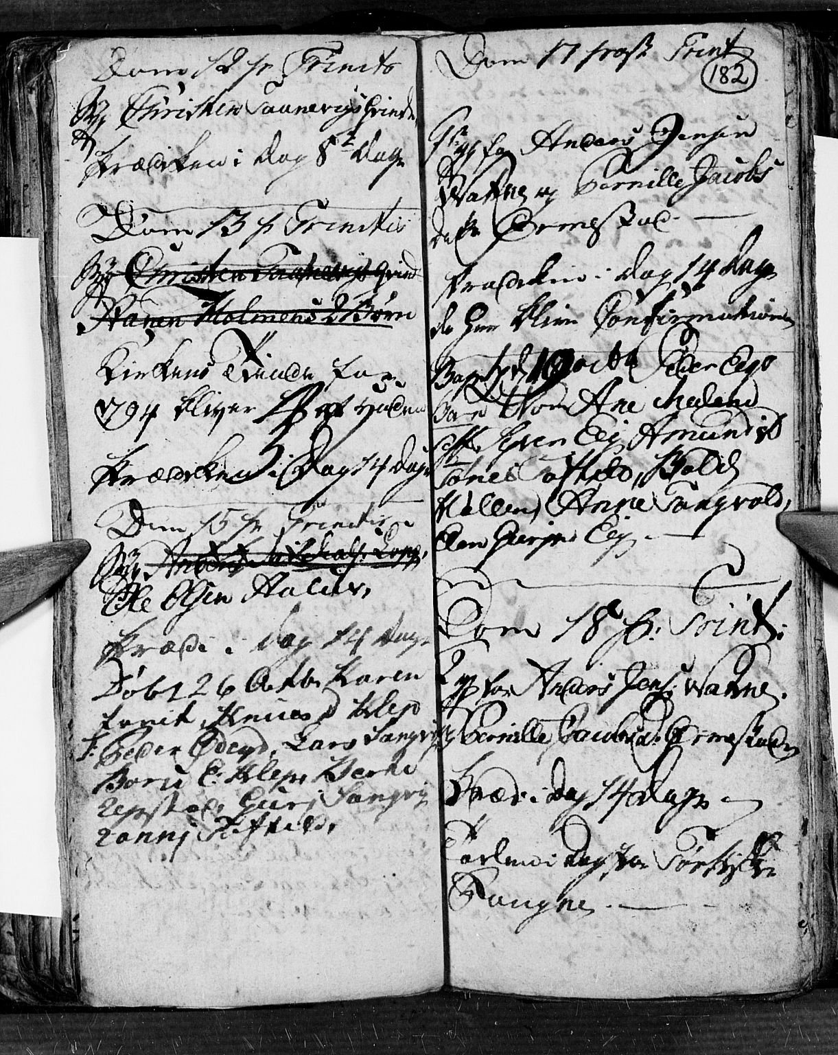 Søgne sokneprestkontor, AV/SAK-1111-0037/F/Fb/Fbb/L0001: Parish register (copy) no. B 1, 1779-1802, p. 182