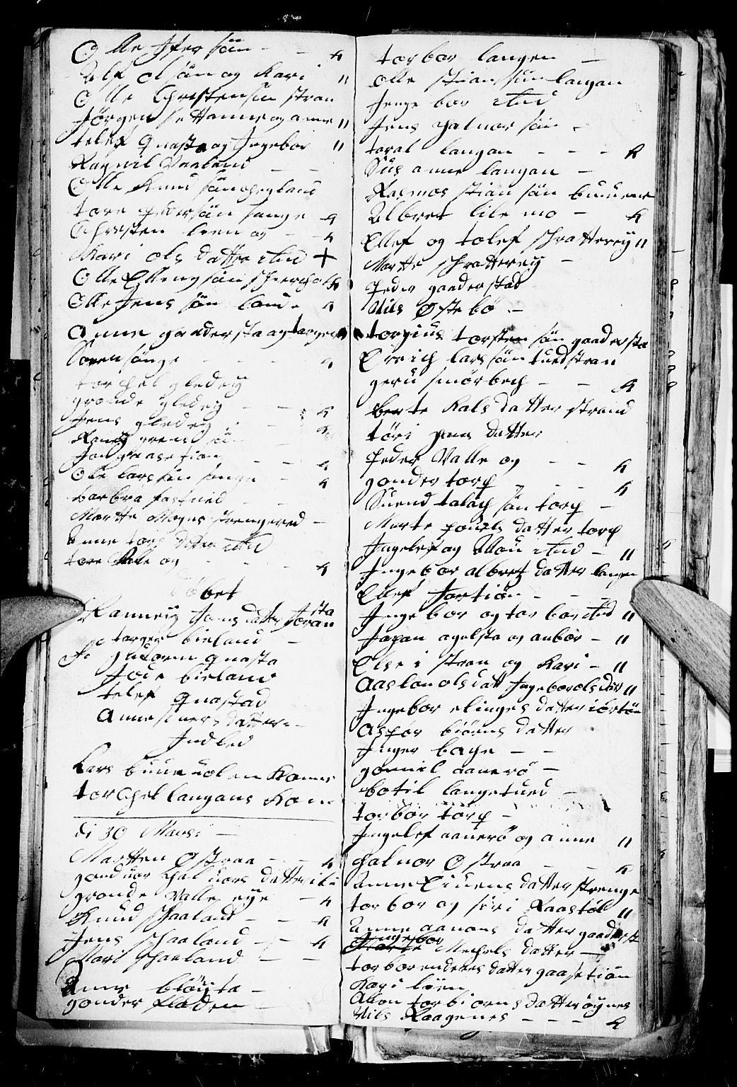 Holt sokneprestkontor, SAK/1111-0021/F/Fb/L0003: Parish register (copy) no. B 3, 1728-1730, p. 20