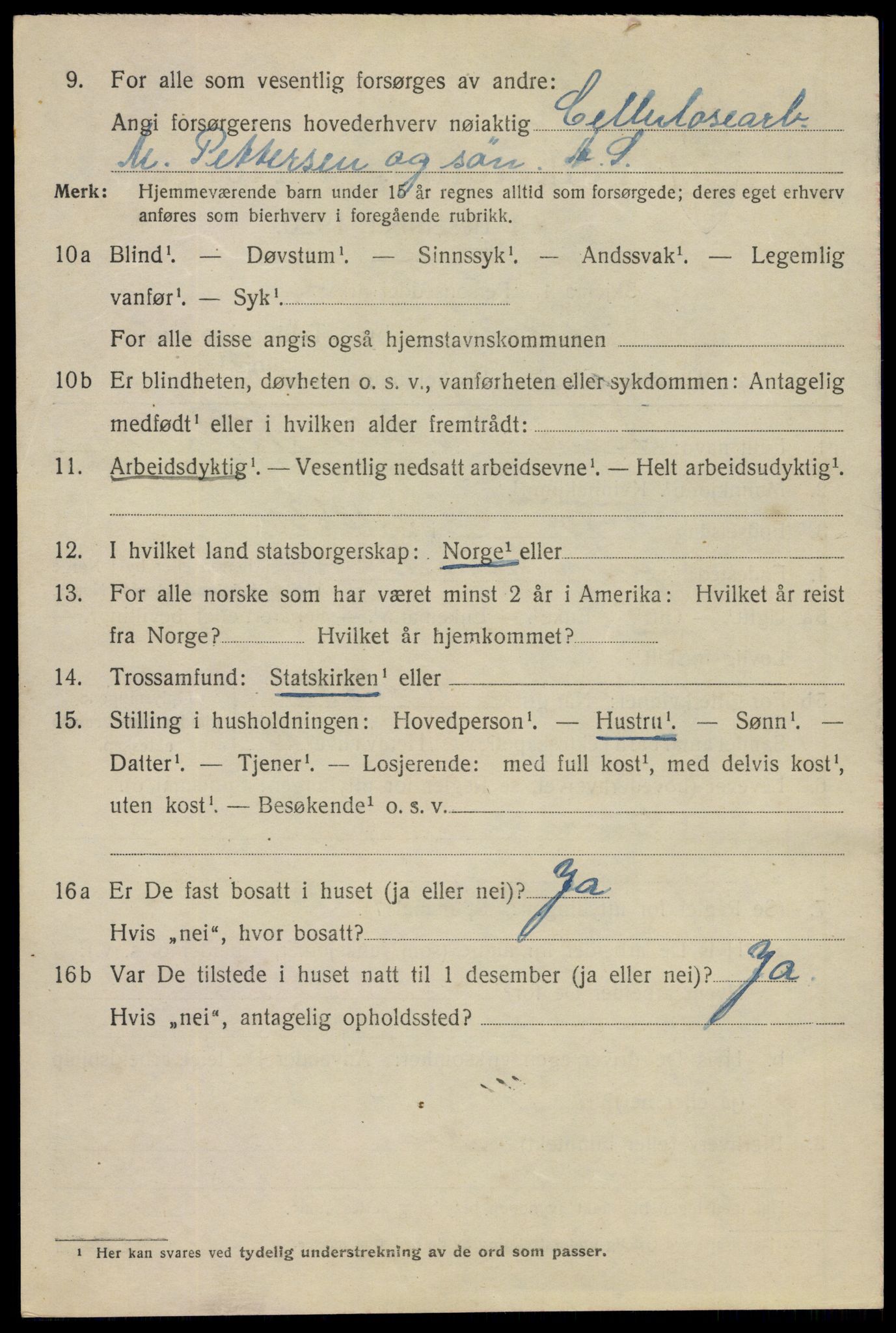 SAO, 1920 census for Moss, 1920, p. 8610