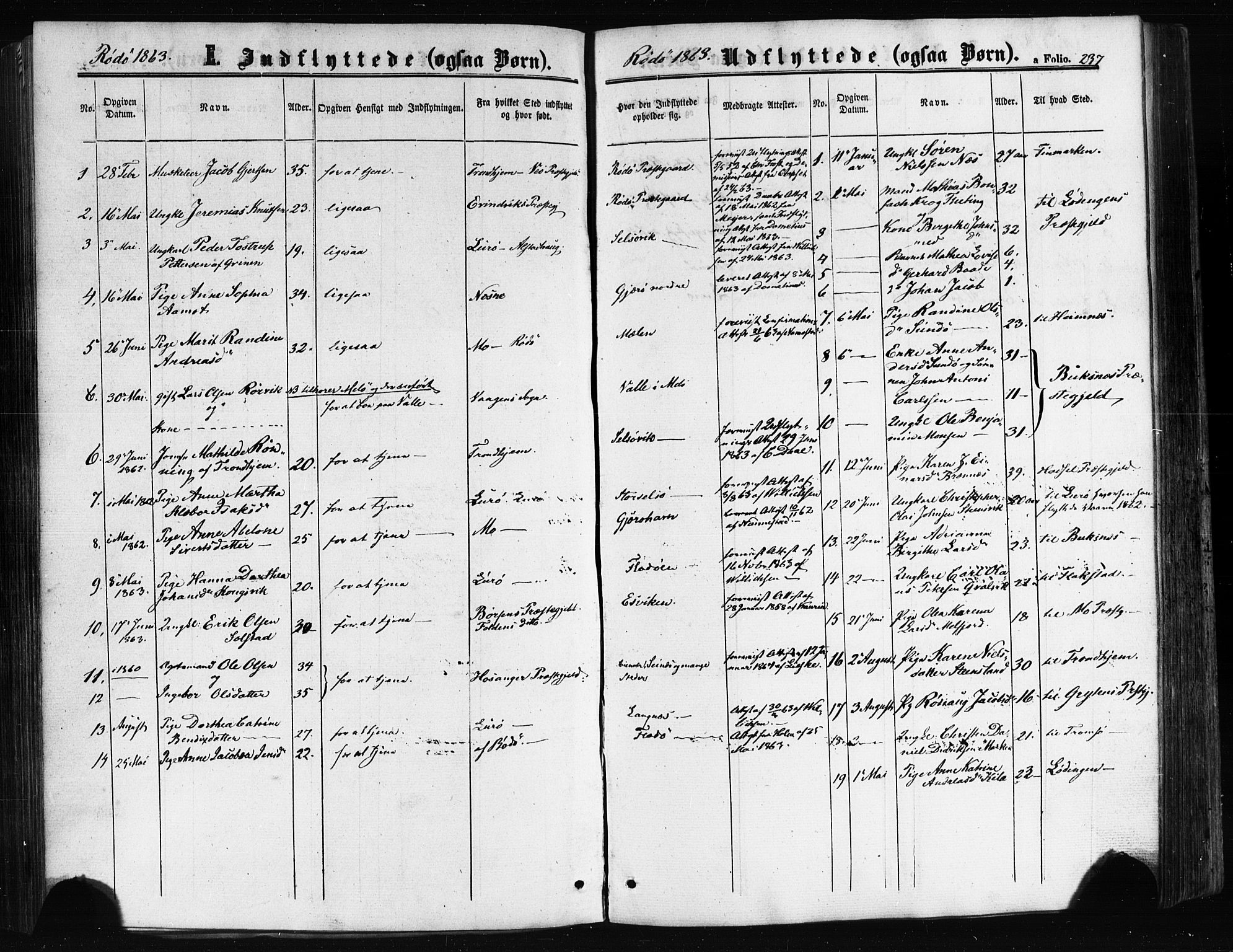 Ministerialprotokoller, klokkerbøker og fødselsregistre - Nordland, SAT/A-1459/841/L0607: Parish register (official) no. 841A11 /1, 1863-1877, p. 237
