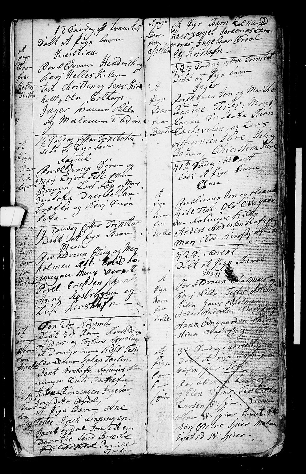 Hvaler prestekontor Kirkebøker, AV/SAO-A-2001/F/Fa/L0003: Parish register (official) no. I 3, 1758-1796, p. 3