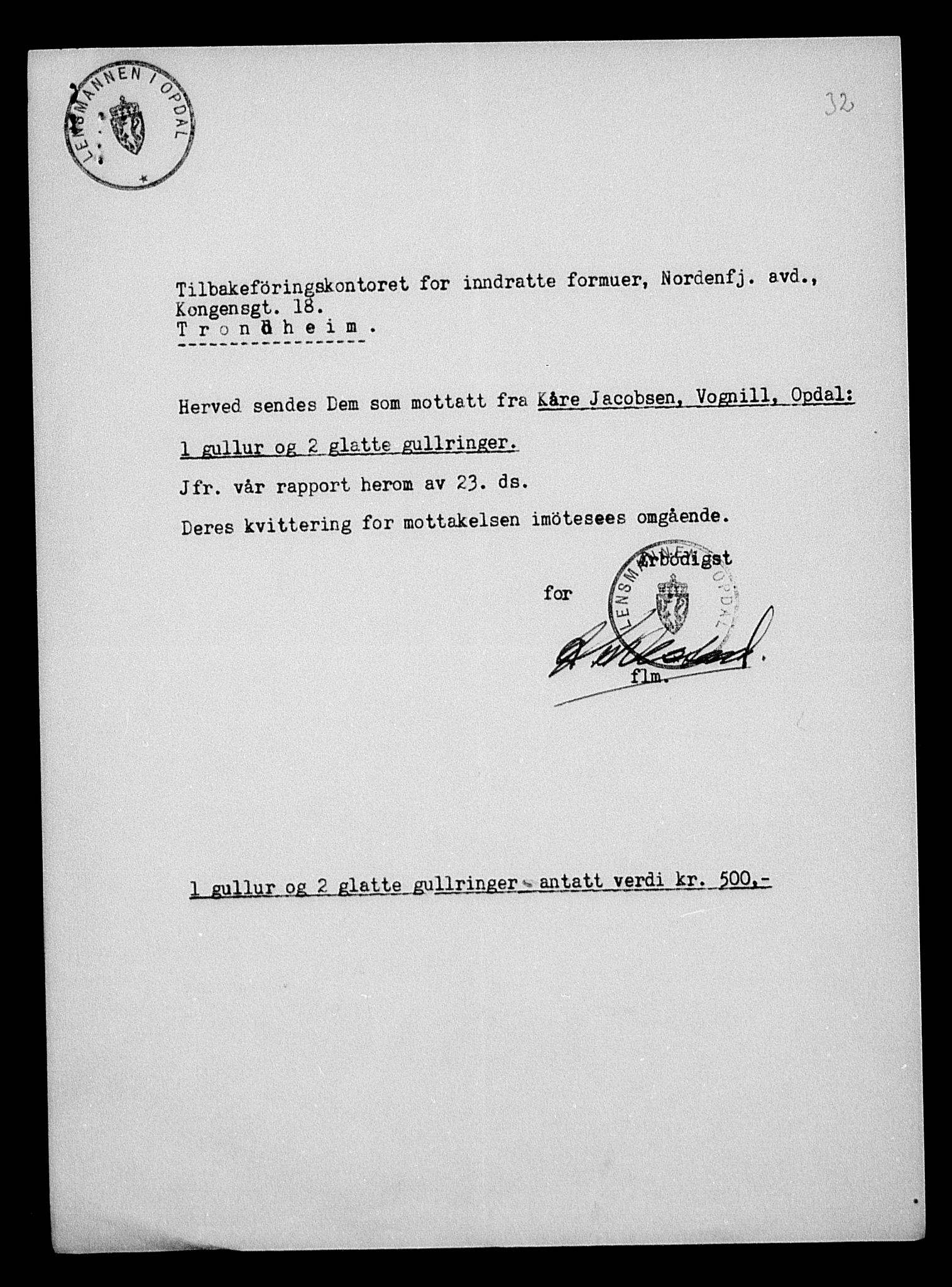 Justisdepartementet, Tilbakeføringskontoret for inndratte formuer, RA/S-1564/H/Hc/Hca/L0899: --, 1945-1947, p. 60