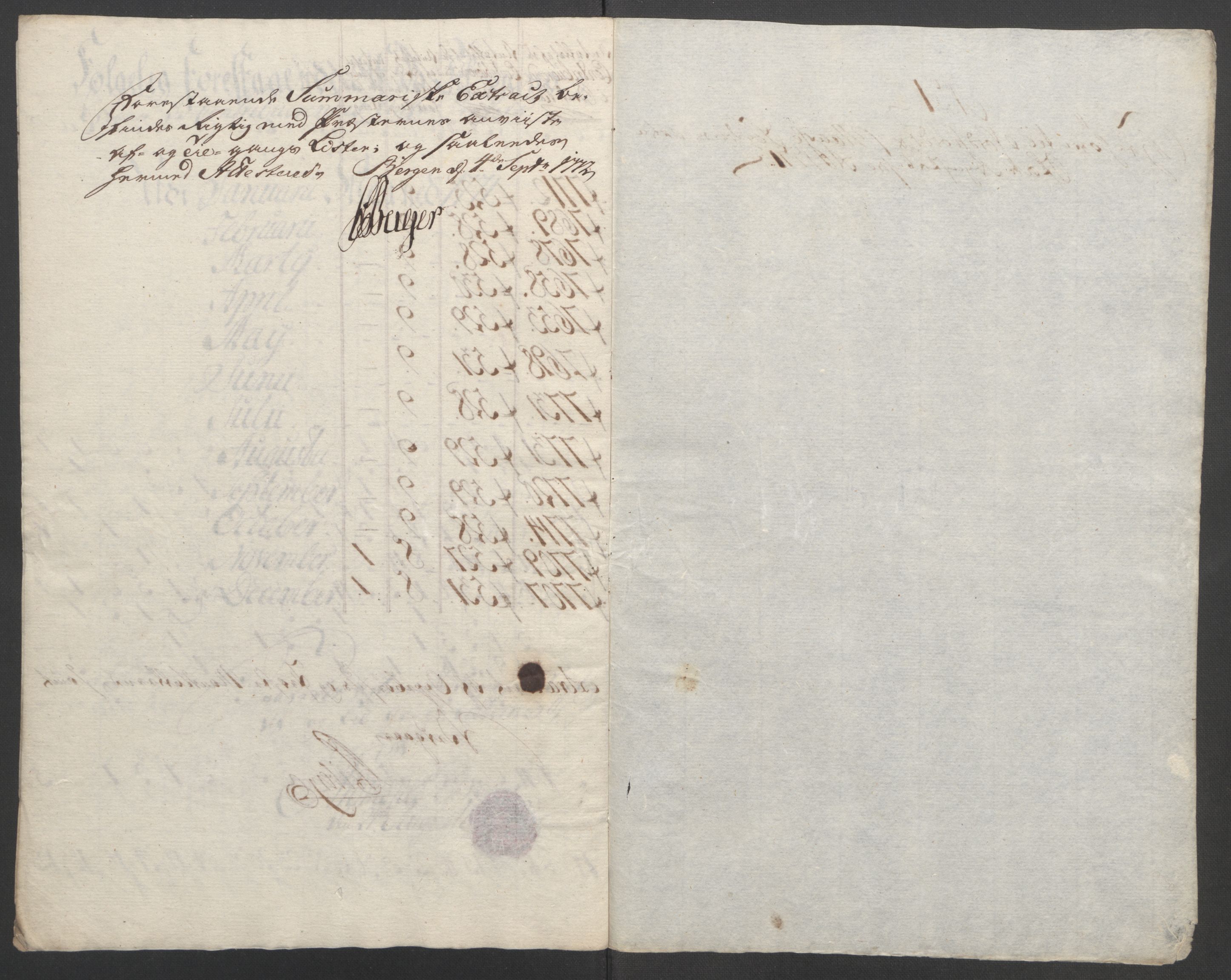 Rentekammeret inntil 1814, Reviderte regnskaper, Fogderegnskap, RA/EA-4092/R51/L3303: Ekstraskatten Nordhordland og Voss, 1762-1772, p. 593
